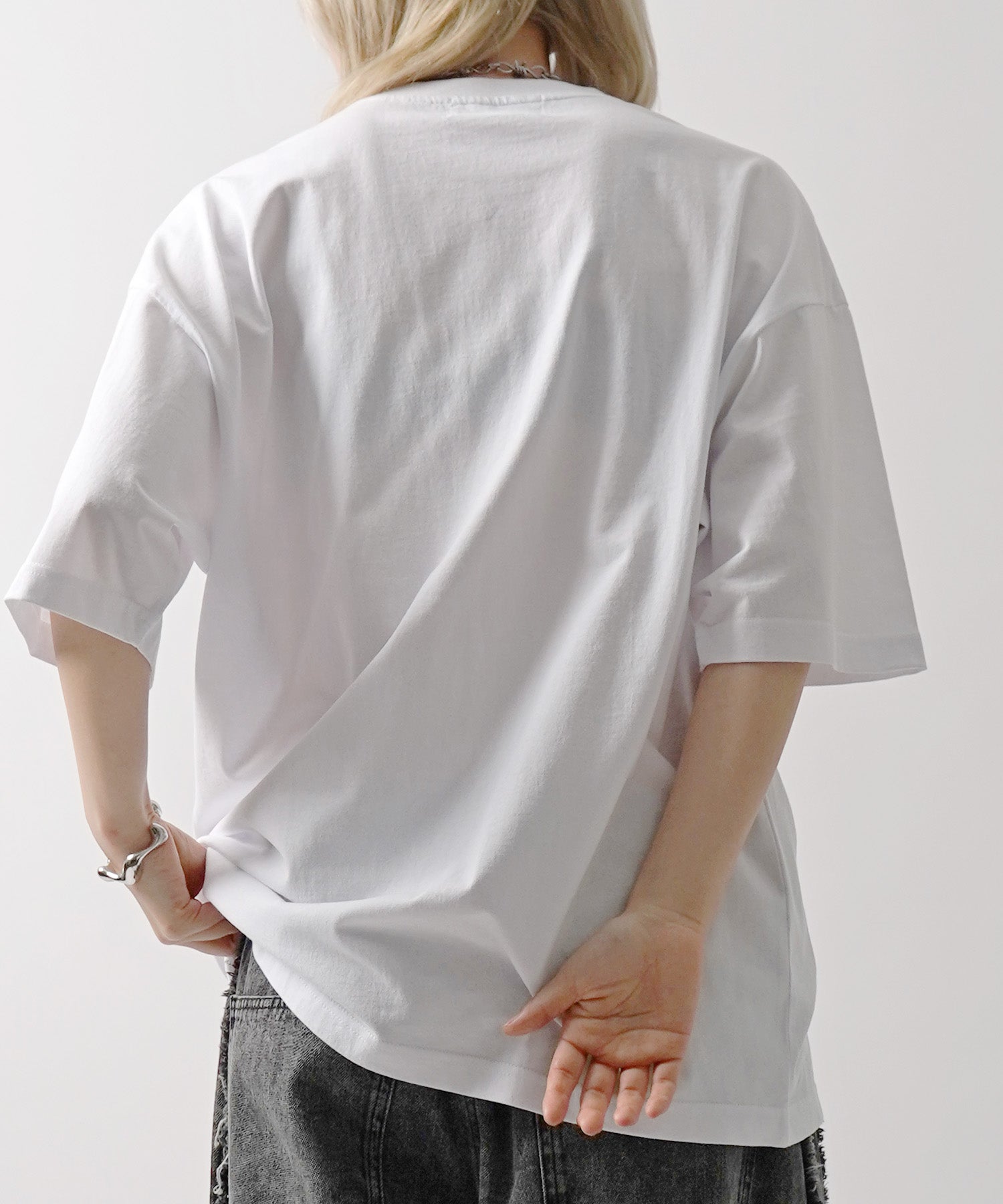 25SS【HONDA / ホンダ】ワンポイントプリント ボックスシルエット 半袖Tシャツ