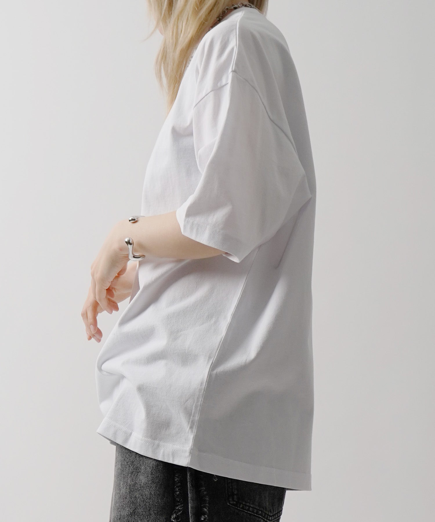 25SS【HONDA / ホンダ】ワンポイントプリント ボックスシルエット 半袖Tシャツ