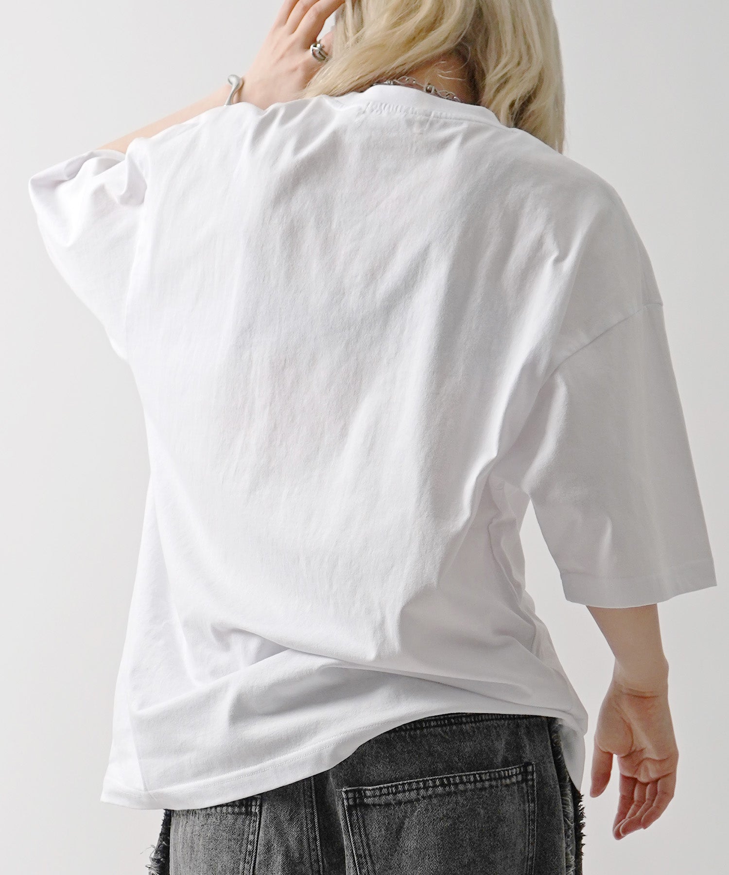 25SS【HONDA / ホンダ】ワンポイントプリント ボックスシルエット 半袖Tシャツ