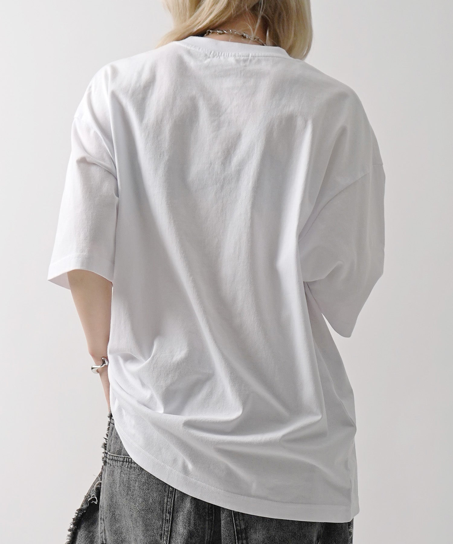 25SS【HONDA / ホンダ】ワンポイントプリント ボックスシルエット 半袖Tシャツ