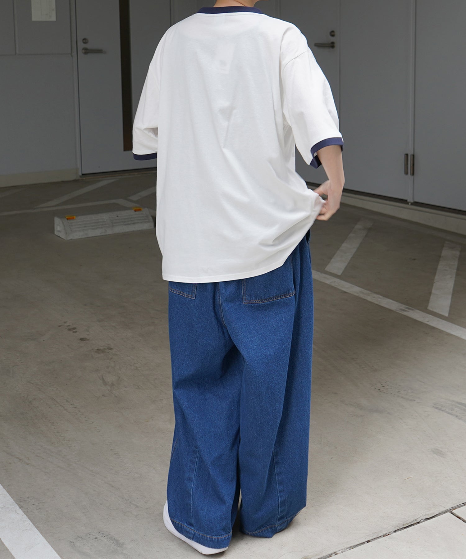 25SS【RED CAP GIRL】リンガー ビッグシルエット 半袖Tシャツ