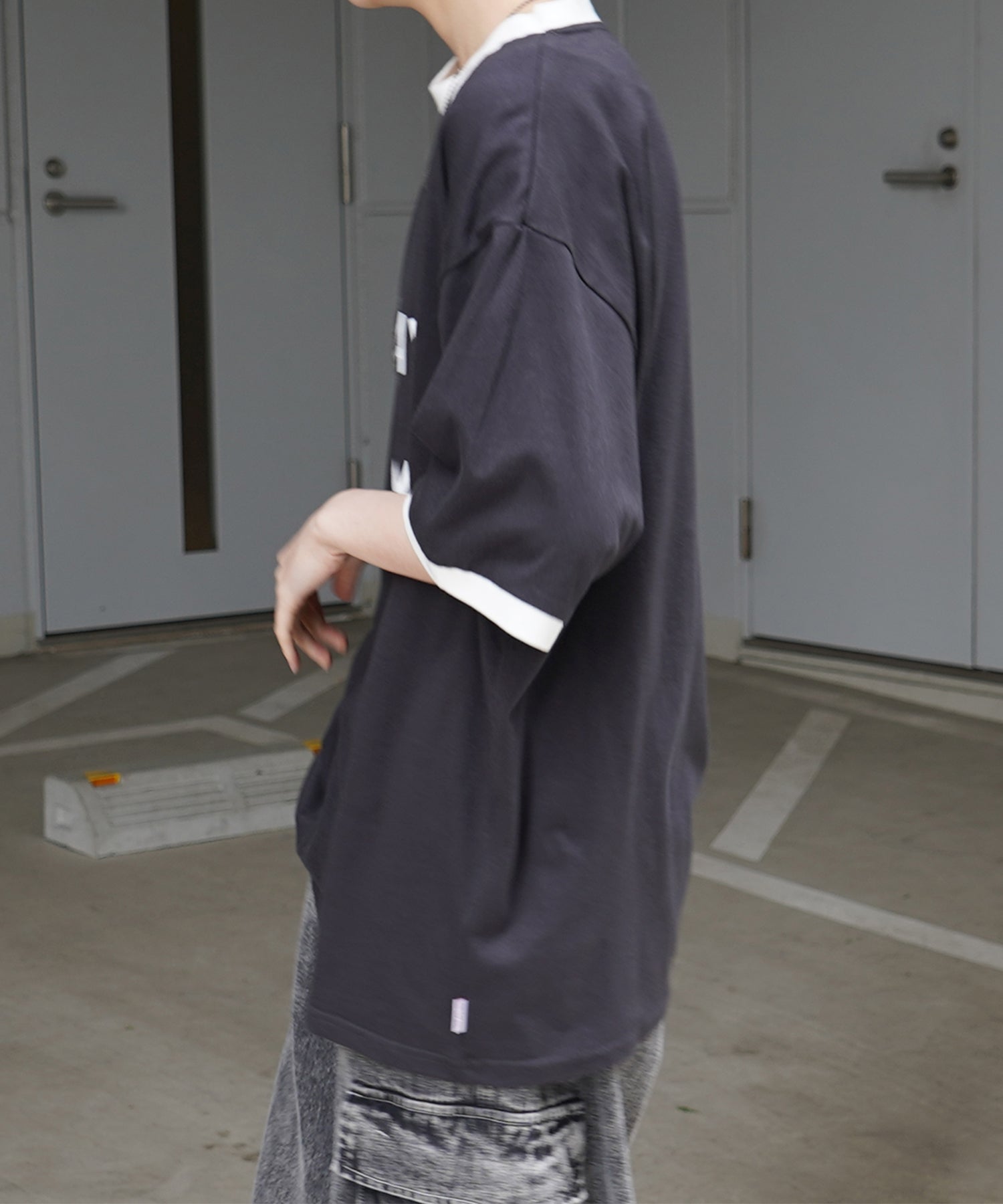 25SS【RED CAP GIRL】リンガー ビッグシルエット 半袖Tシャツ