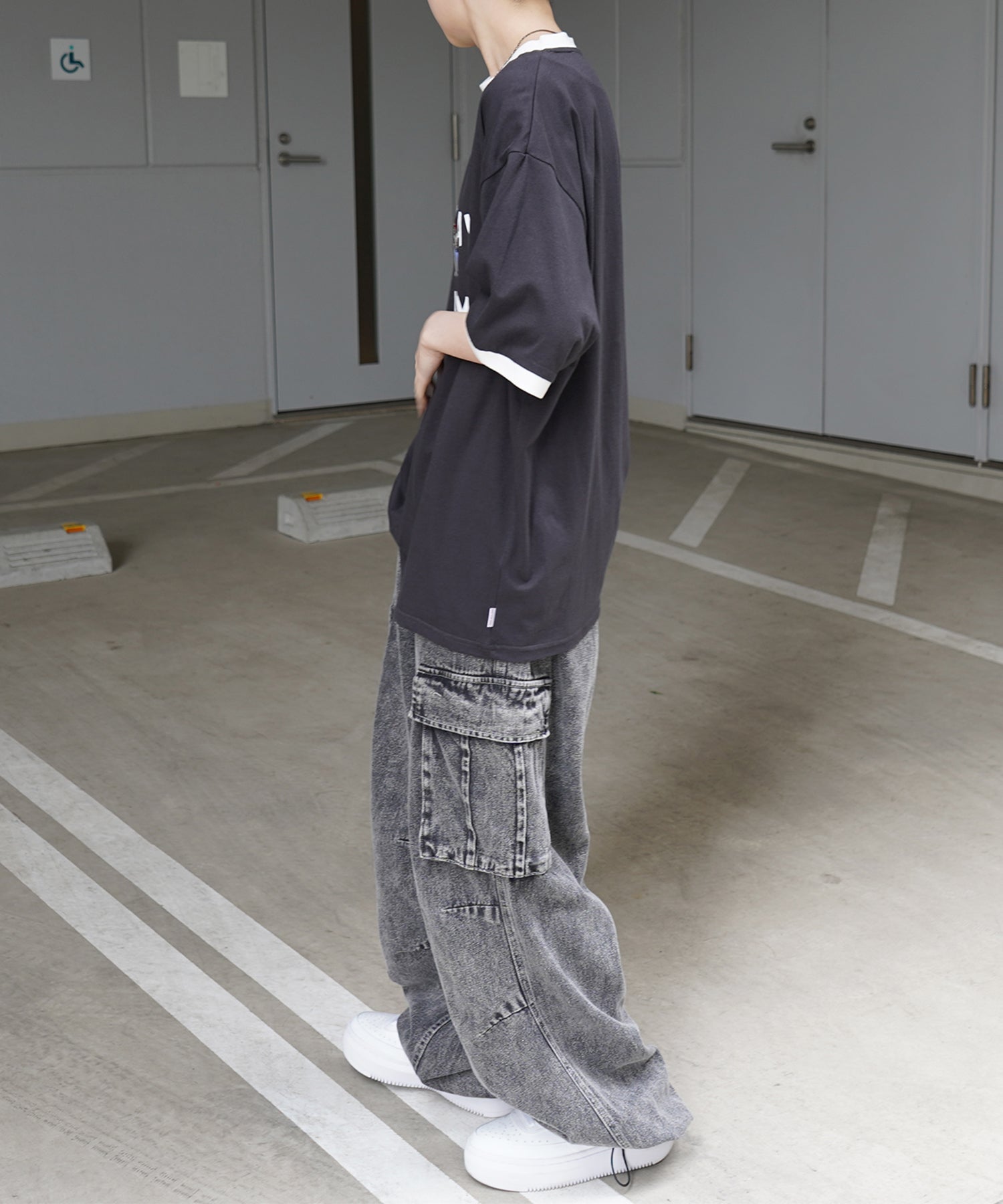 25SS【RED CAP GIRL】リンガー ビッグシルエット 半袖Tシャツ