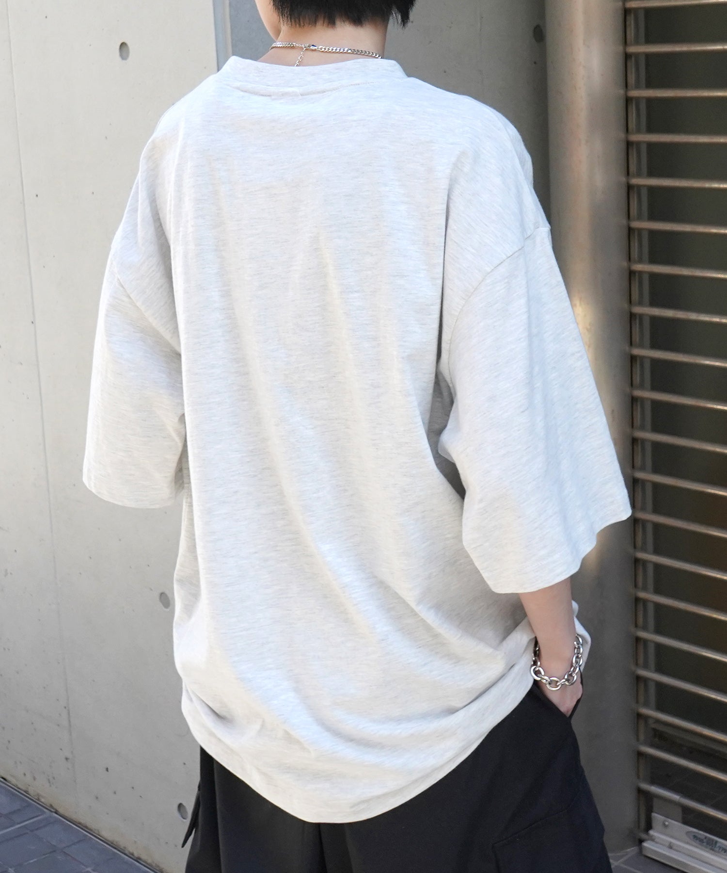 25SS【RED CAP GIRL】フロントプリント ビッグシルエット半袖Tシャツ