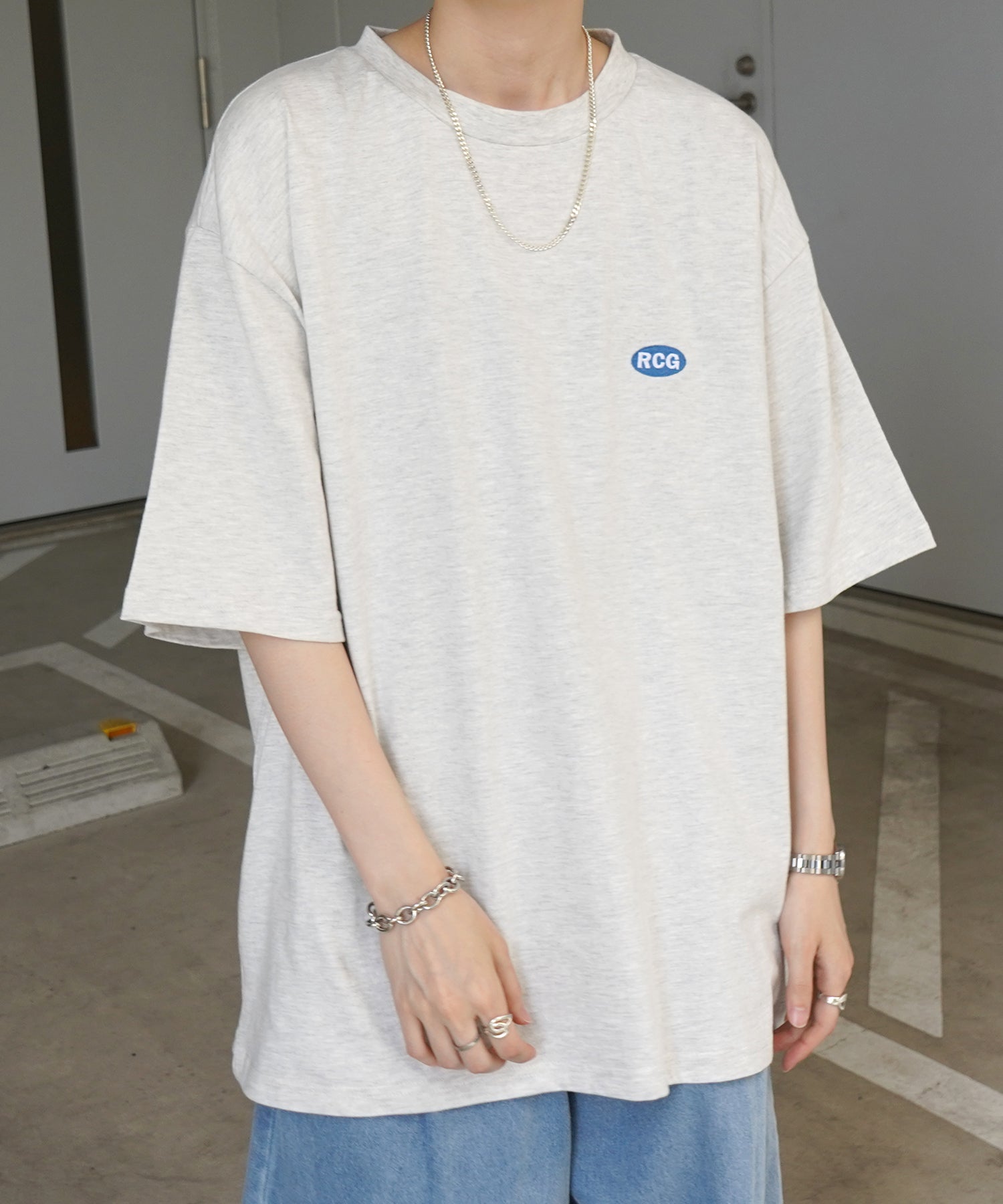 25SS【RED CAP GIRL】バックプリント ビッグシルエット半袖Tシャツ