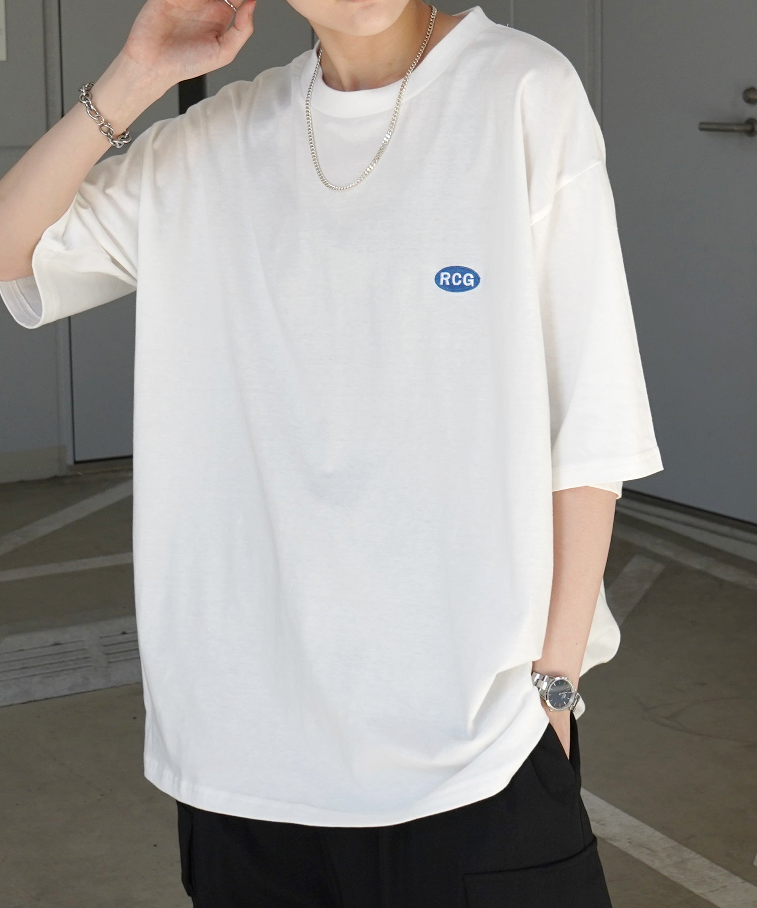 25SS【RED CAP GIRL】バックプリント ビッグシルエット半袖Tシャツ