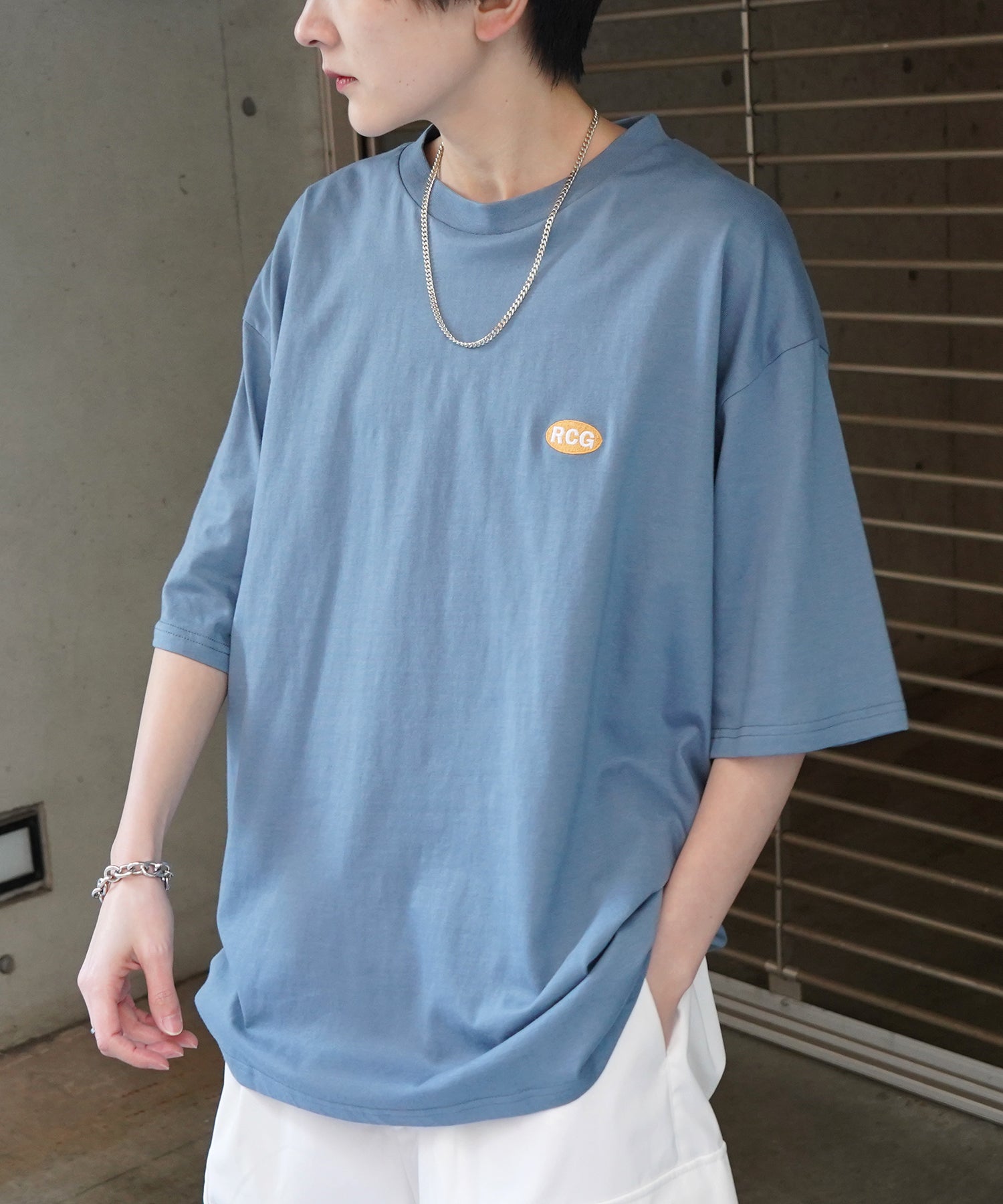 25SS【RED CAP GIRL】バックプリント ビッグシルエット半袖Tシャツ