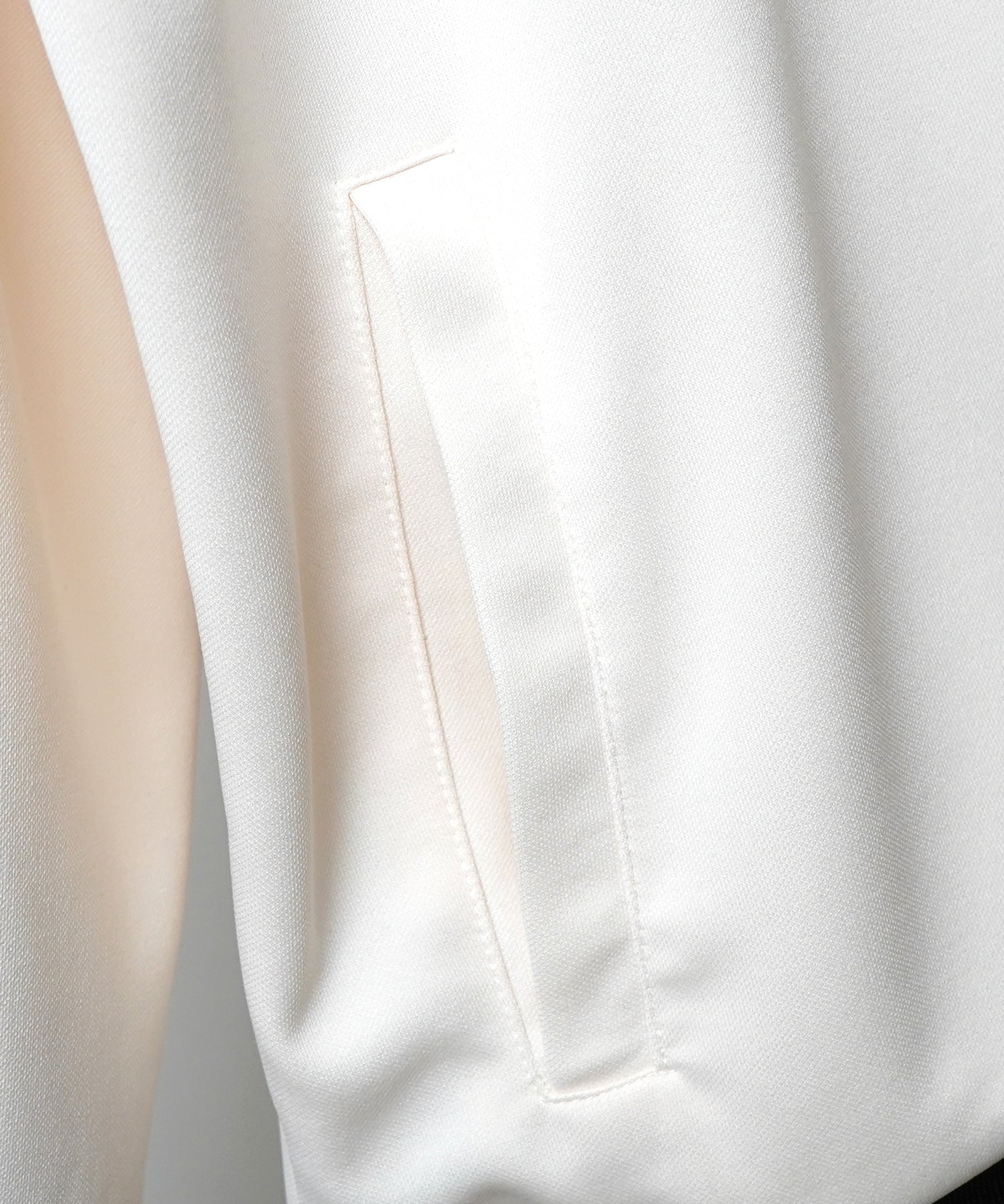 25SS【RED CAP GIRL】セットアップ対応 ビッグシルエット バックプリント 袖ライン ジャージトラックジャケット