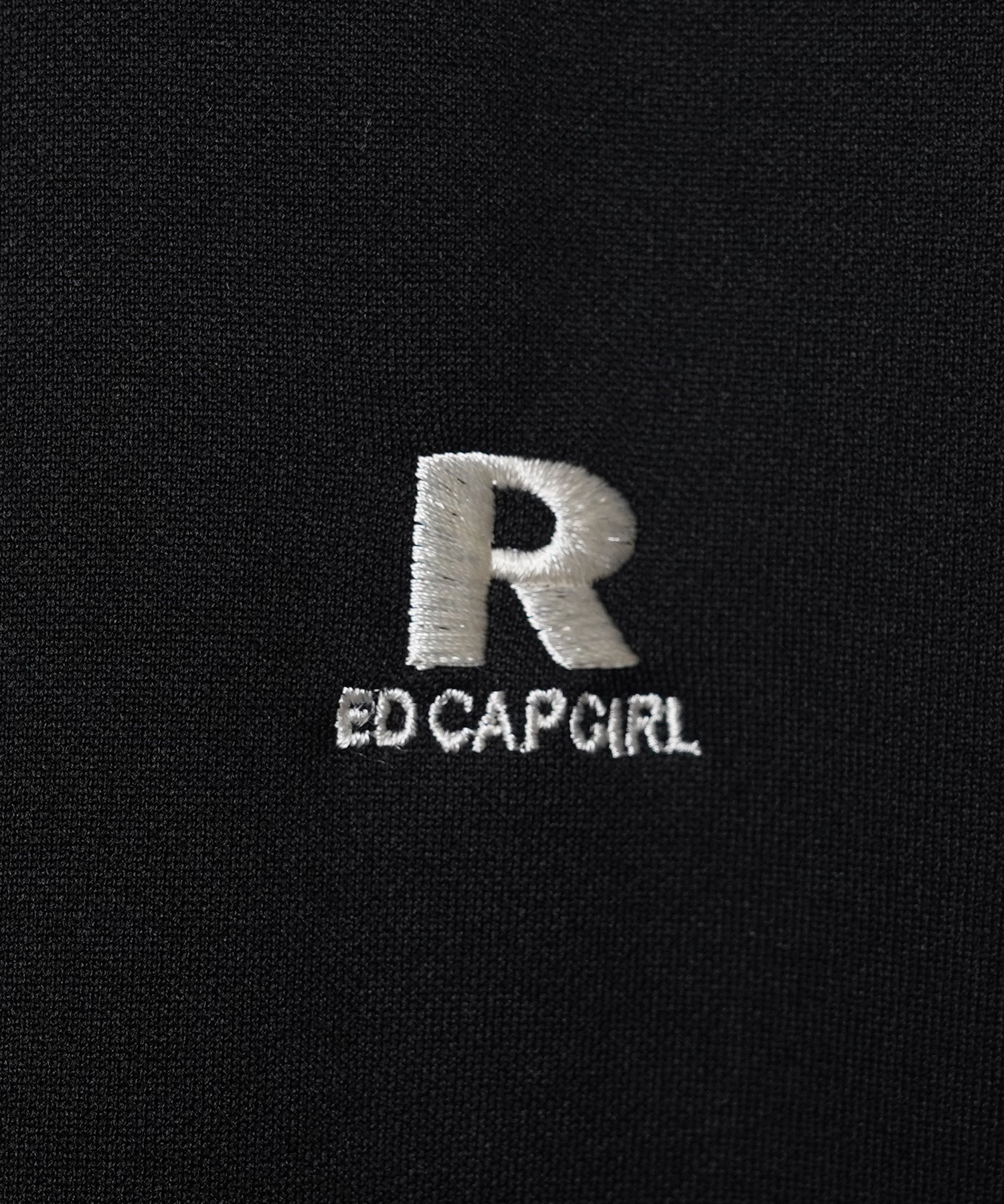 25SS【RED CAP GIRL】セットアップ対応 ビッグシルエット バックプリント 袖ライン ジャージトラックジャケット