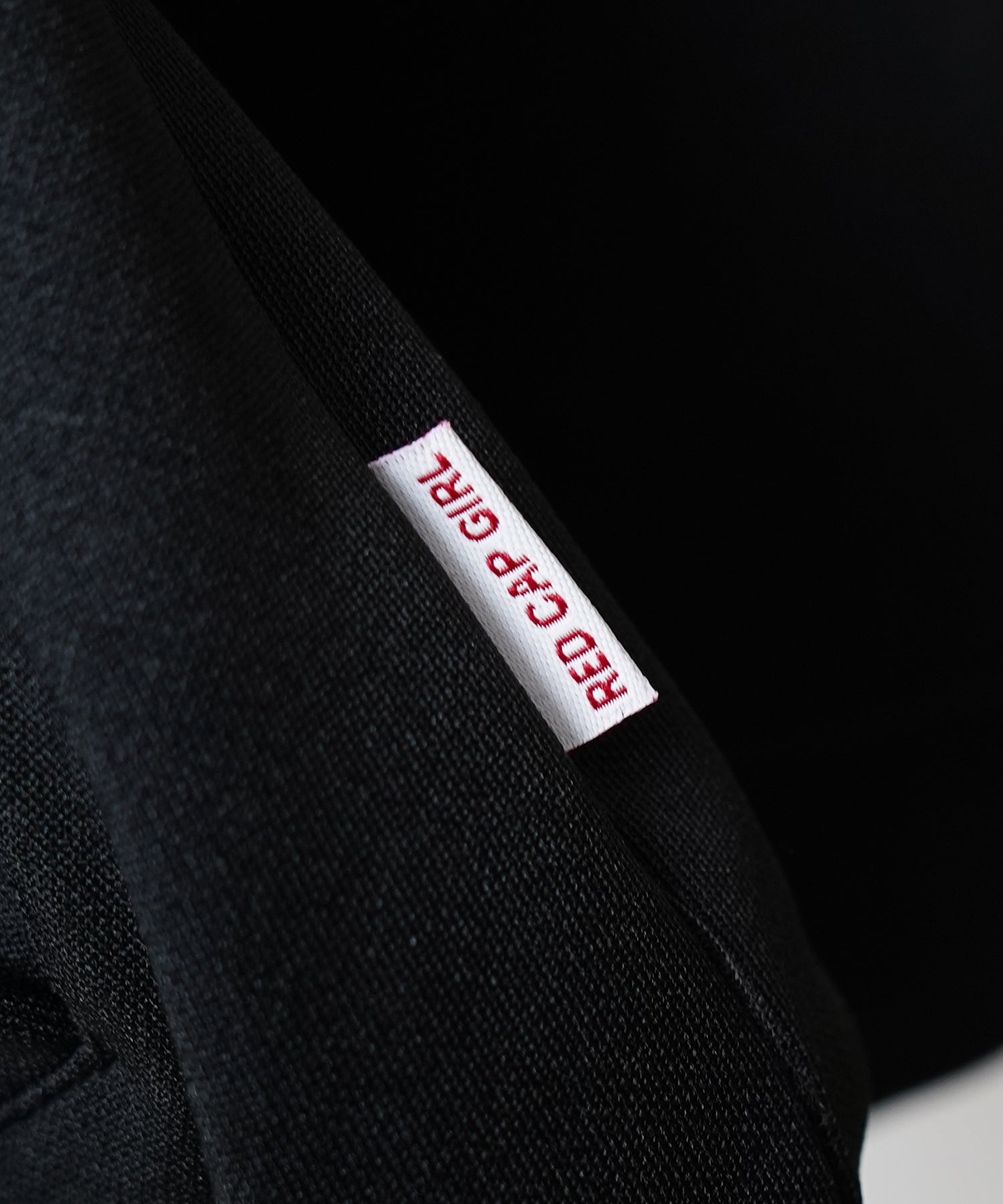 25SS【RED CAP GIRL】セットアップ対応 ビッグシルエット バックプリント 袖ライン ジャージトラックジャケット