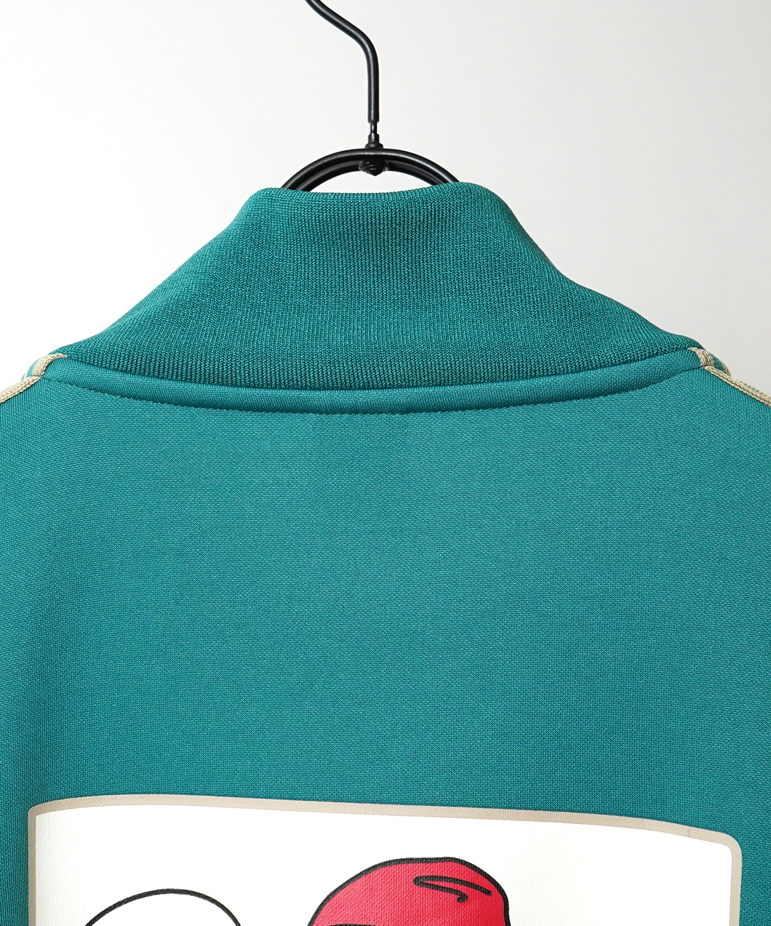 25SS【RED CAP GIRL】セットアップ対応 ビッグシルエット バックプリント 袖ライン ジャージトラックジャケット