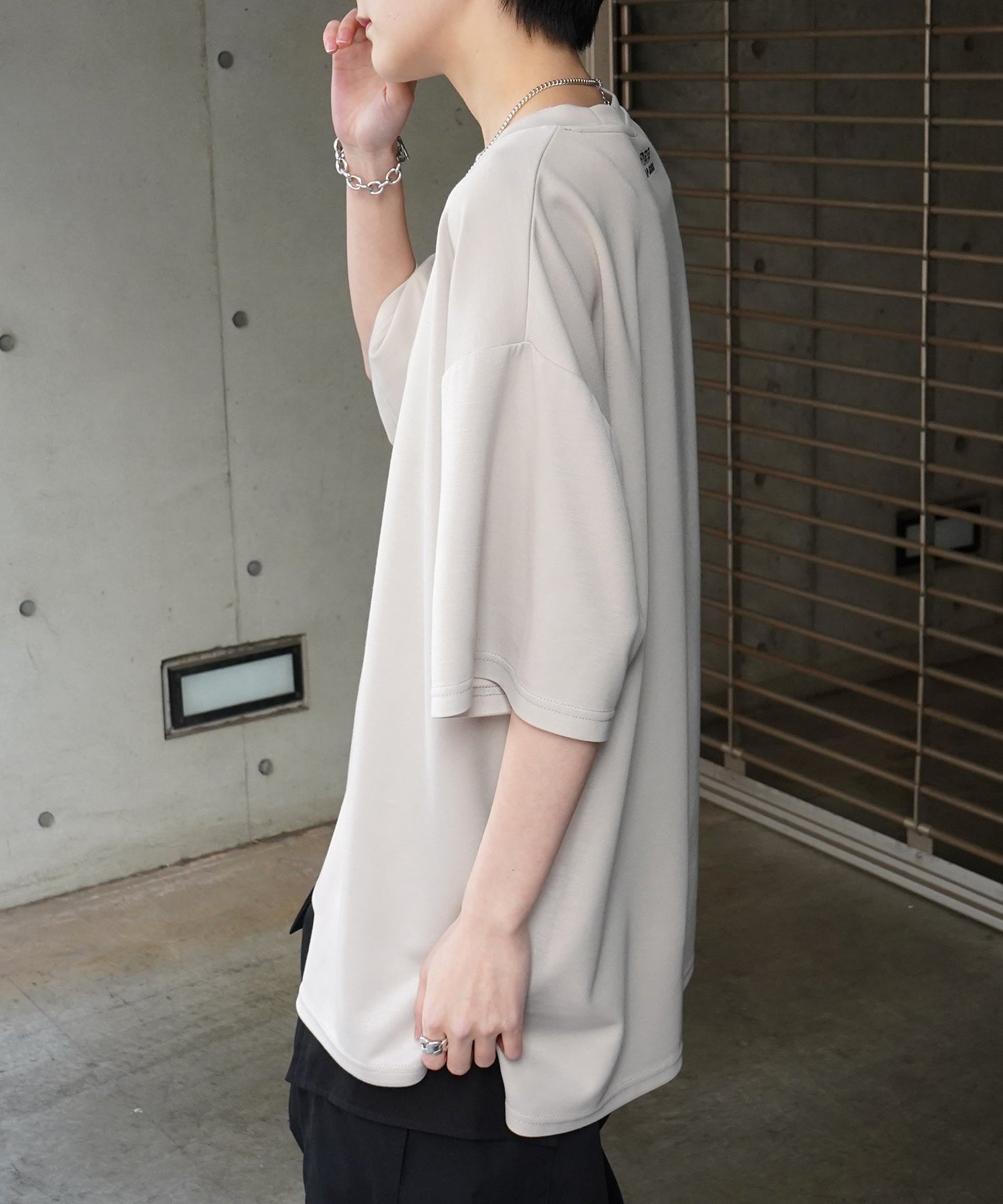 【RED CAP GIRL × PEZ】25SS RCG×PEZコラボ フロントプリント ドレープとろみ ビッグシルエットポンチTシャツ