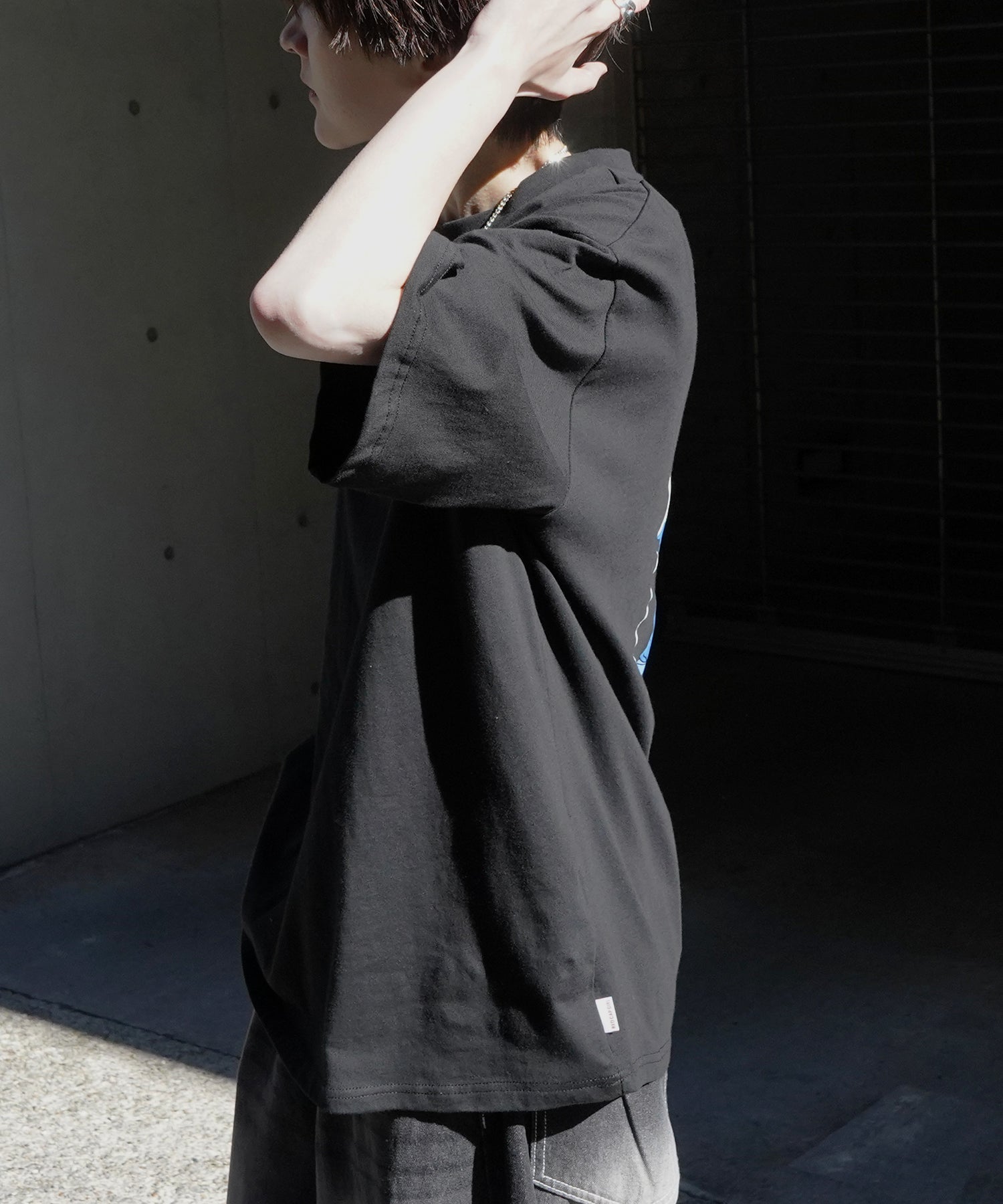 25SS【RED CAP GIRL】バックプリント ビッグシルエット半袖Tシャツ