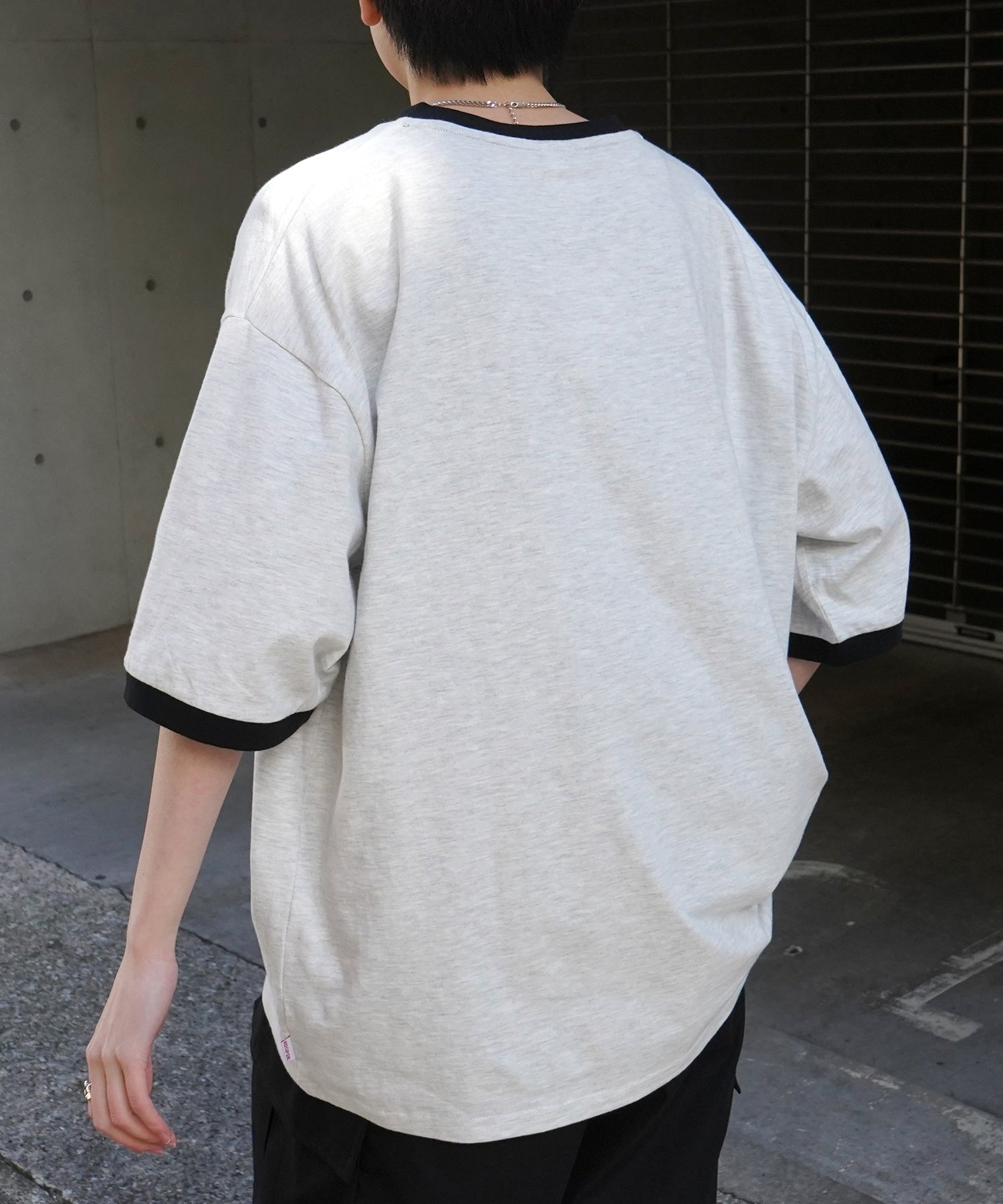 25SS【RED CAP GIRL】リンガー ビッグシルエット 半袖Tシャツ