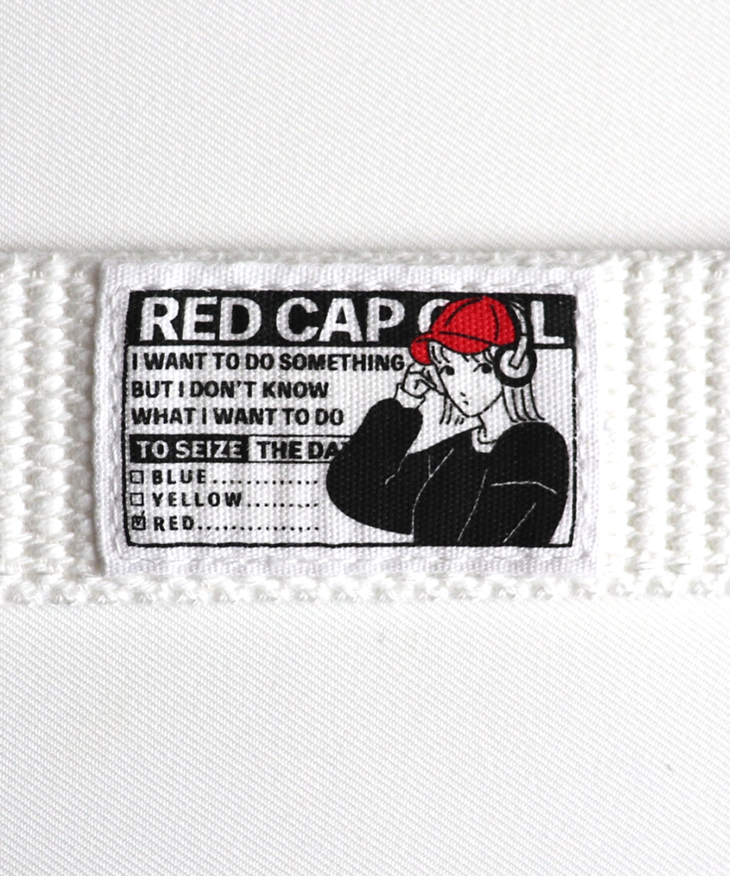 【RED CAP GIRL】25SS 無地 / ライン ロゴデザインタグ ロングガチャベルト