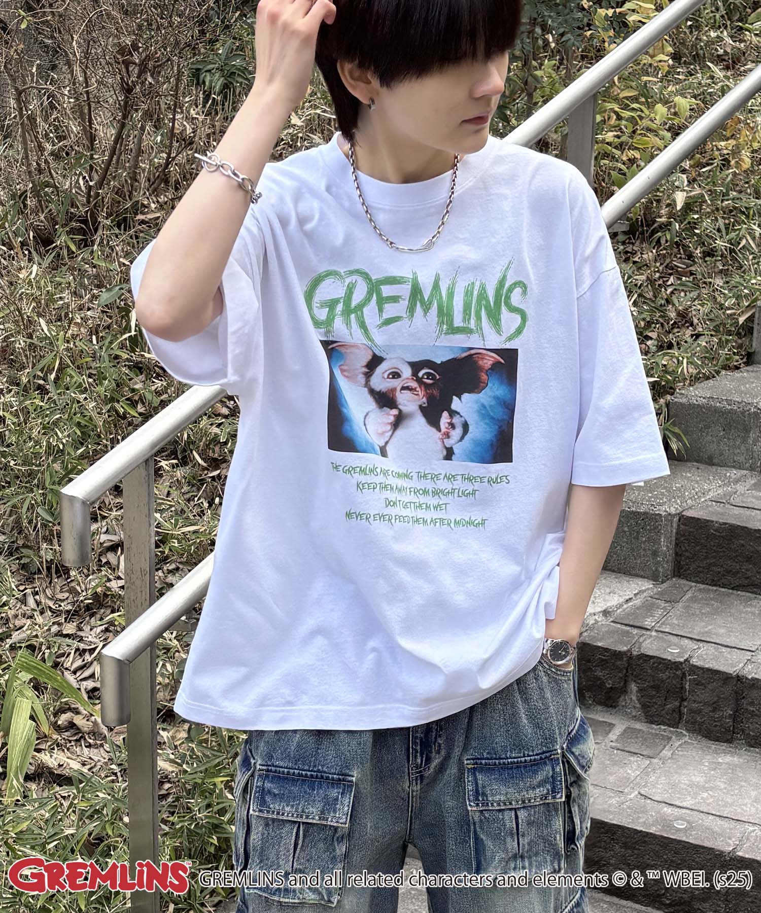 25SS【GREMLINS / グレムリン】retro movie ヴィンテージライク レトロ映画半袖Tシャツ