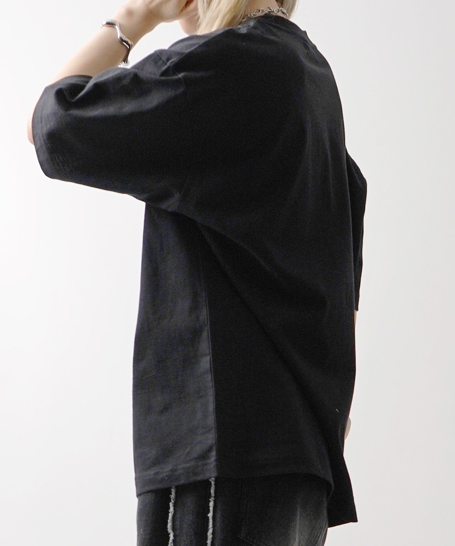 25SS【HONDA / ホンダ】ワンポイントプリント ボックスシルエット 半袖Tシャツ