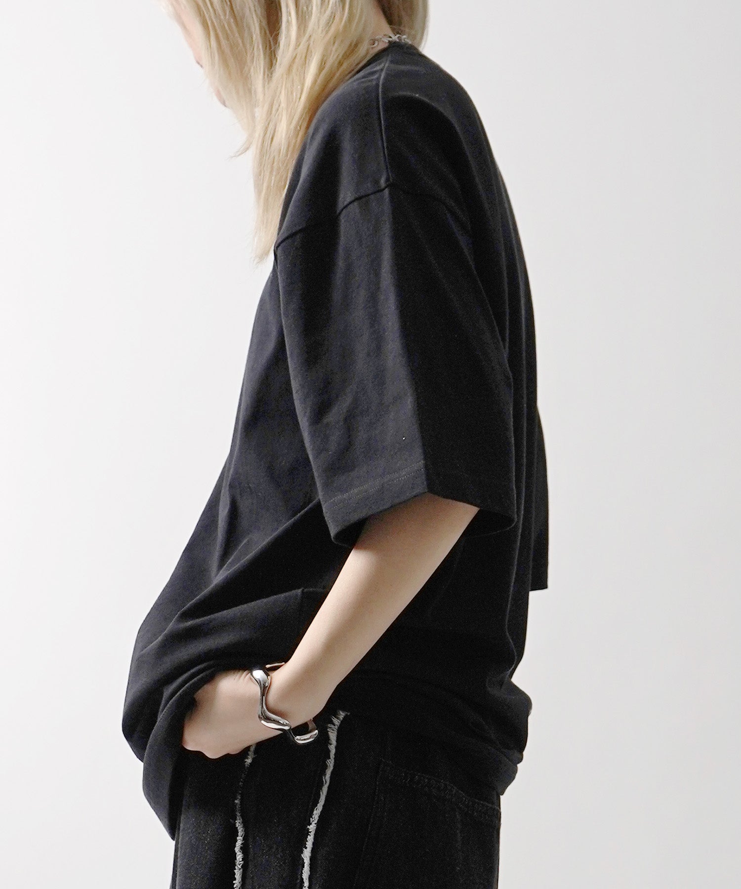 25SS【HONDA / ホンダ】ワンポイントプリント ボックスシルエット 半袖Tシャツ