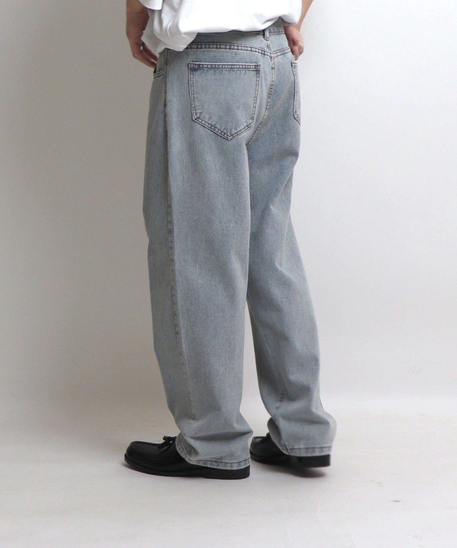 ベーシックストレートデニムパンツ