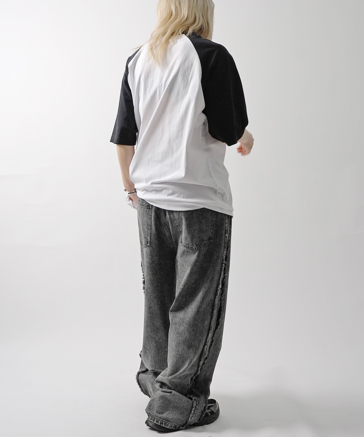 25SS【HONDA / ホンダ】フロントプリント ボックスシルエット ラグラン半袖Tシャツ