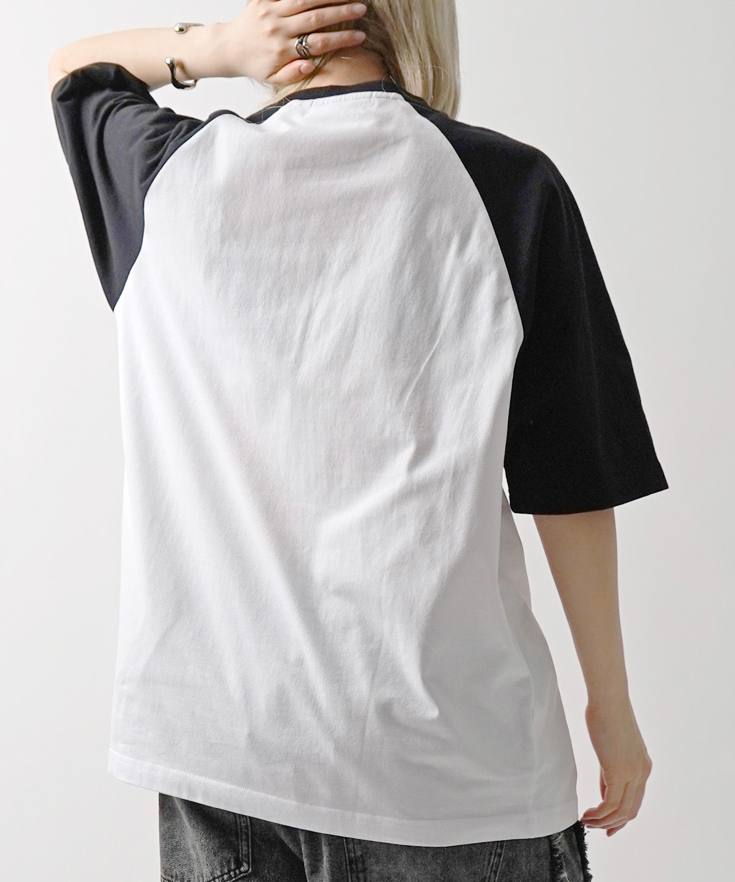 25SS【HONDA / ホンダ】フロントプリント ボックスシルエット ラグラン半袖Tシャツ