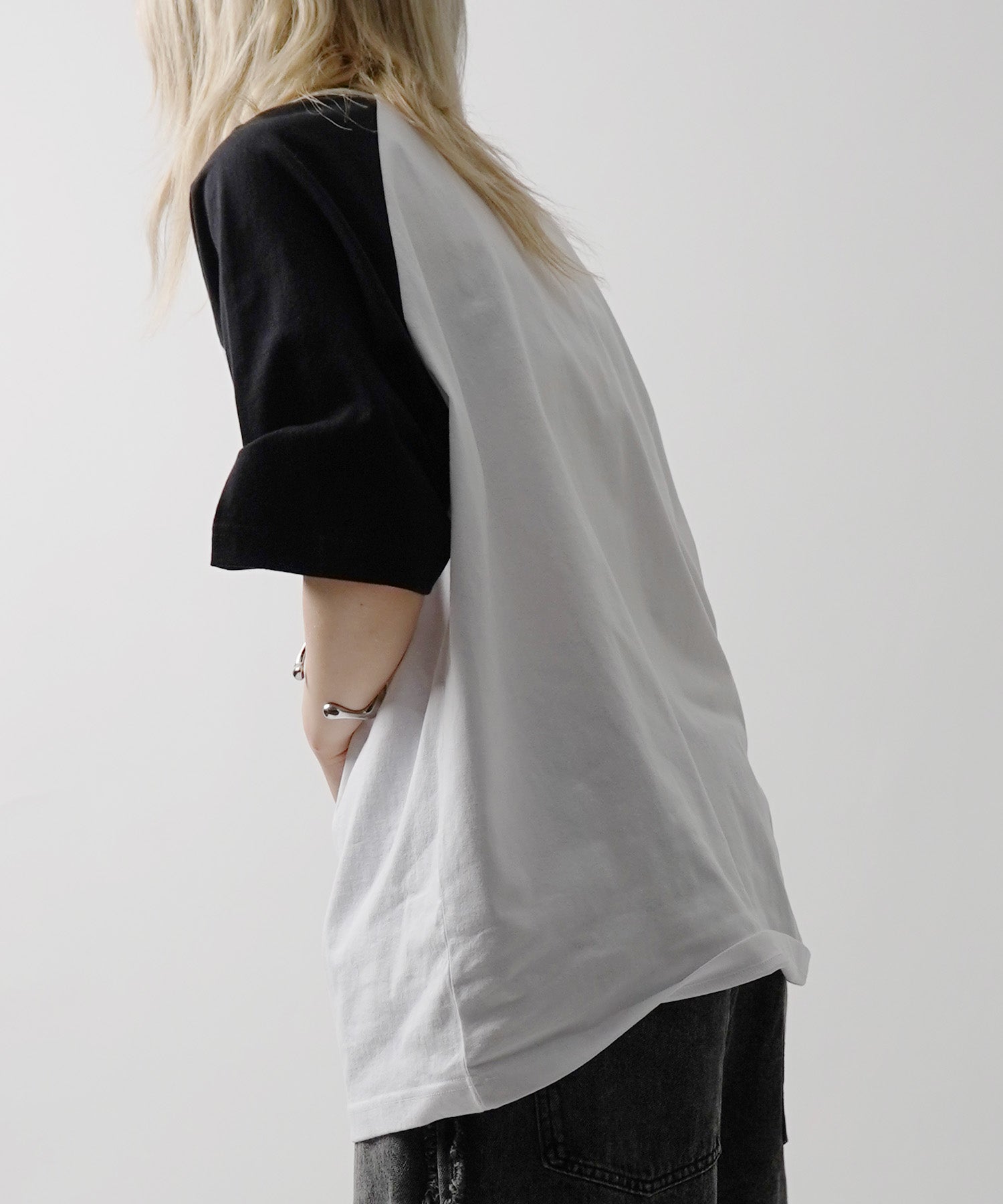 25SS【HONDA / ホンダ】フロントプリント ボックスシルエット ラグラン半袖Tシャツ