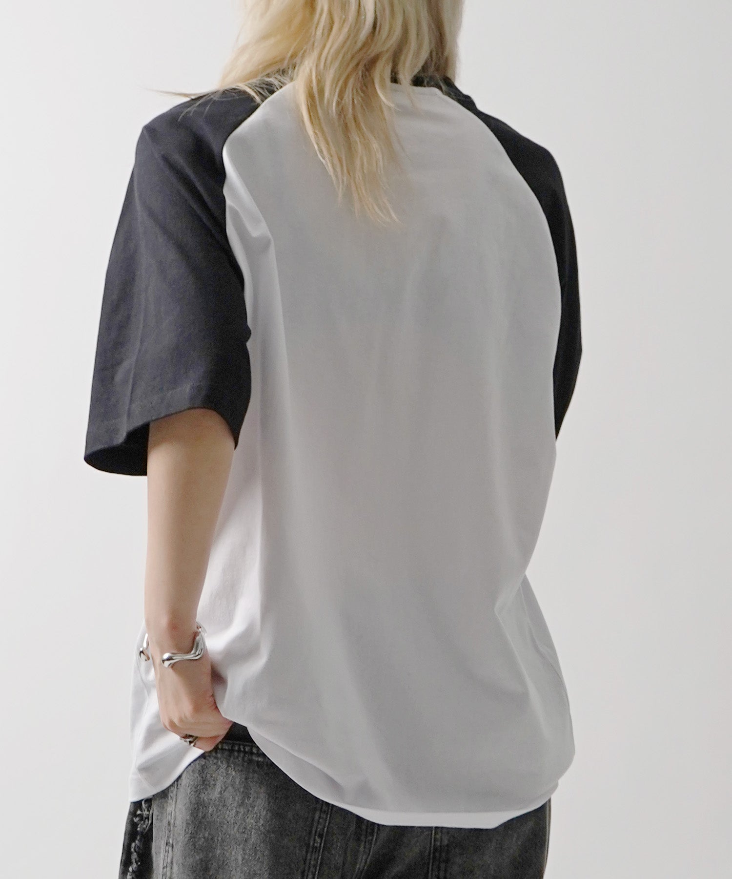 25SS【HONDA / ホンダ】フロントプリント ボックスシルエット ラグラン半袖Tシャツ