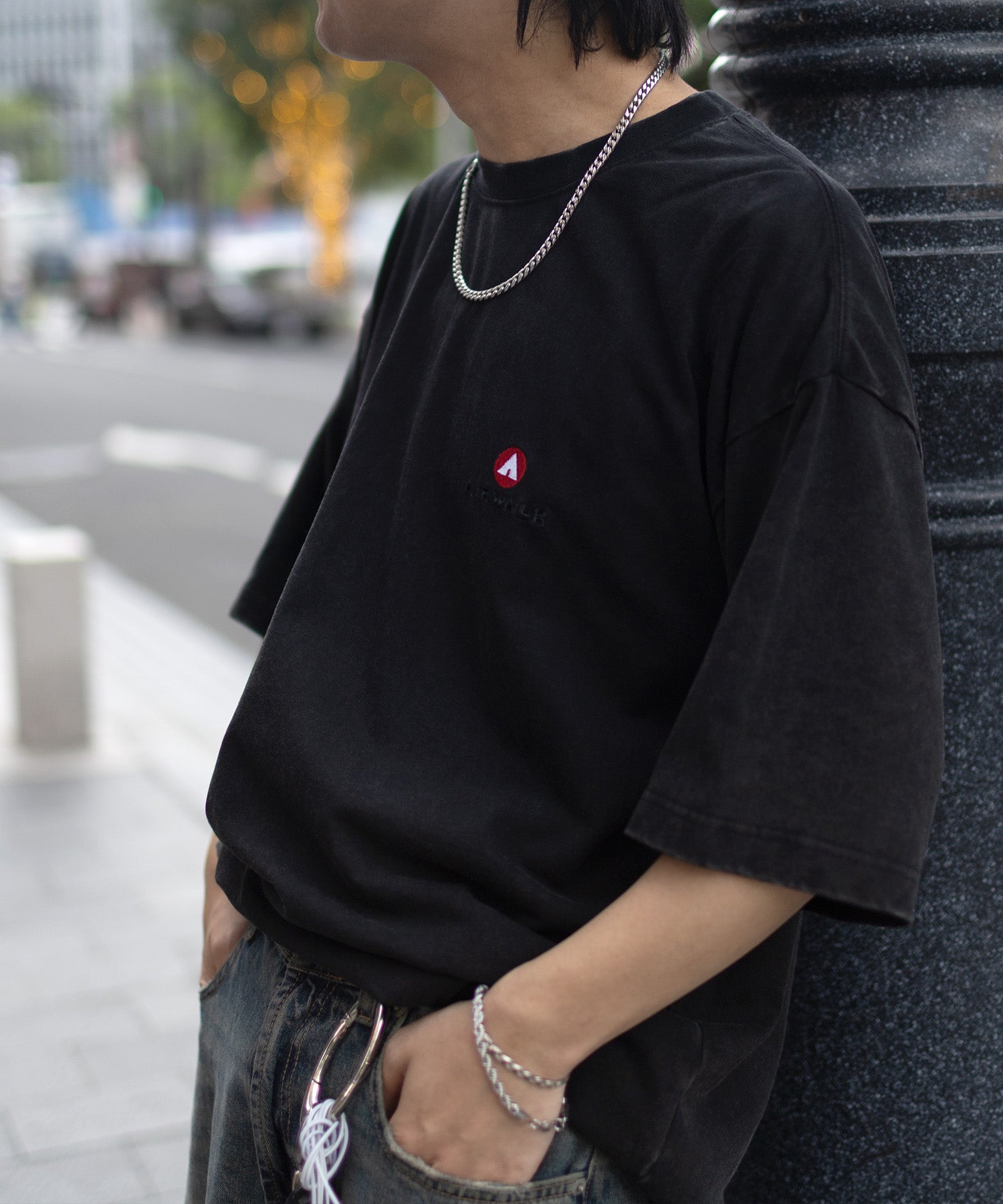 25SS【AIRWALK】ヴィンテージライク モンスターグラフィック ボックスシルエット半袖Tシャツ