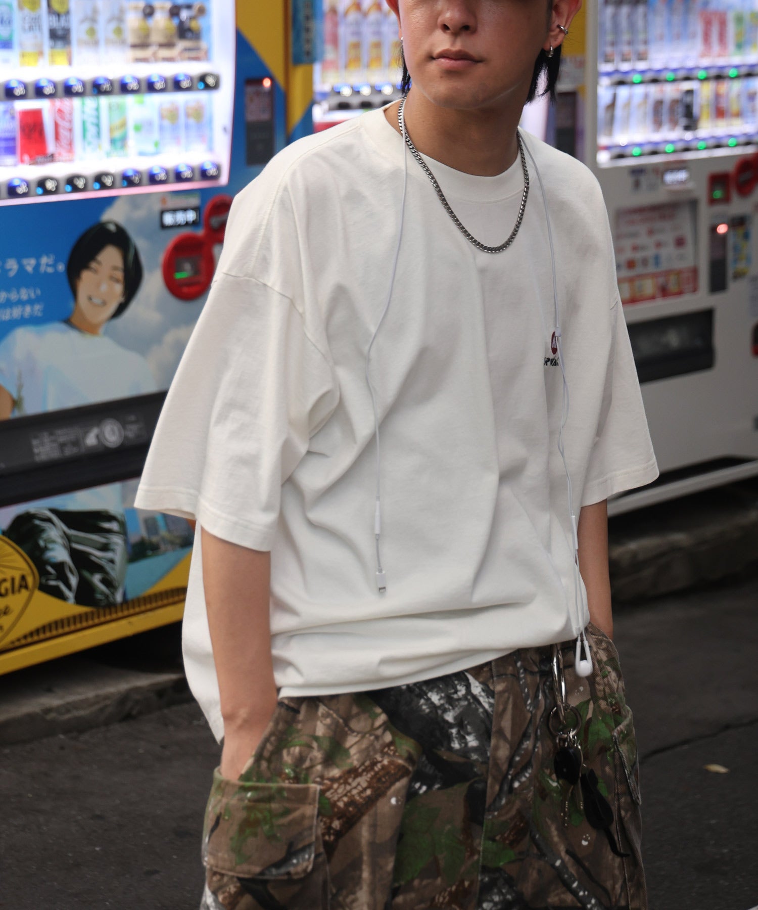 25SS【AIRWALK】ヴィンテージライク モンスターグラフィック ボックスシルエット半袖Tシャツ