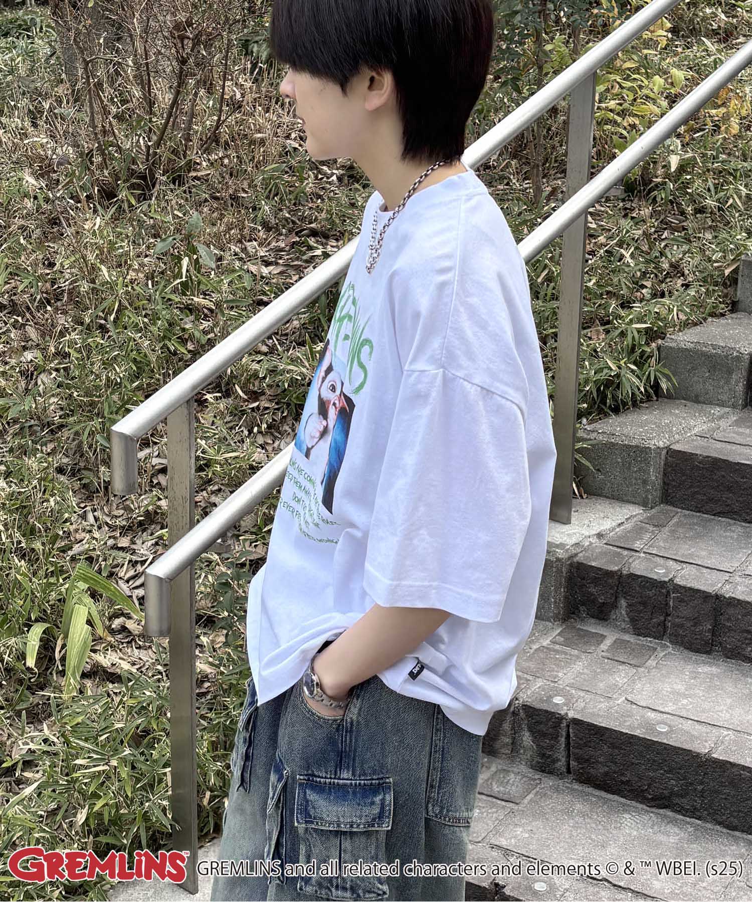 25SS【GREMLINS / グレムリン】retro movie ヴィンテージライク レトロ映画半袖Tシャツ