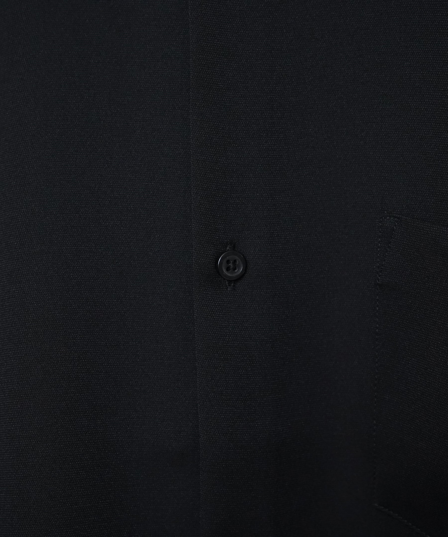 イージーケア ビッグシルエット 襟配色 クレリック半袖シャツ