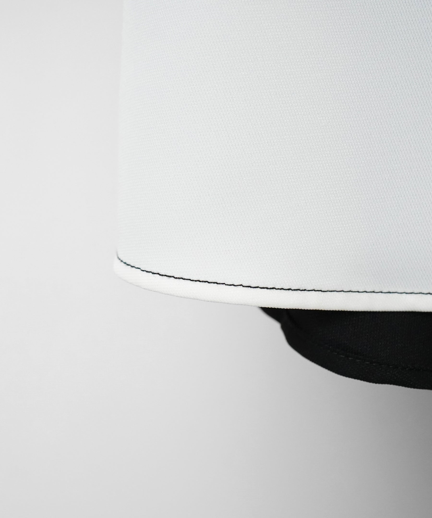 イージーケア ビッグシルエット 襟配色 クレリック半袖シャツ