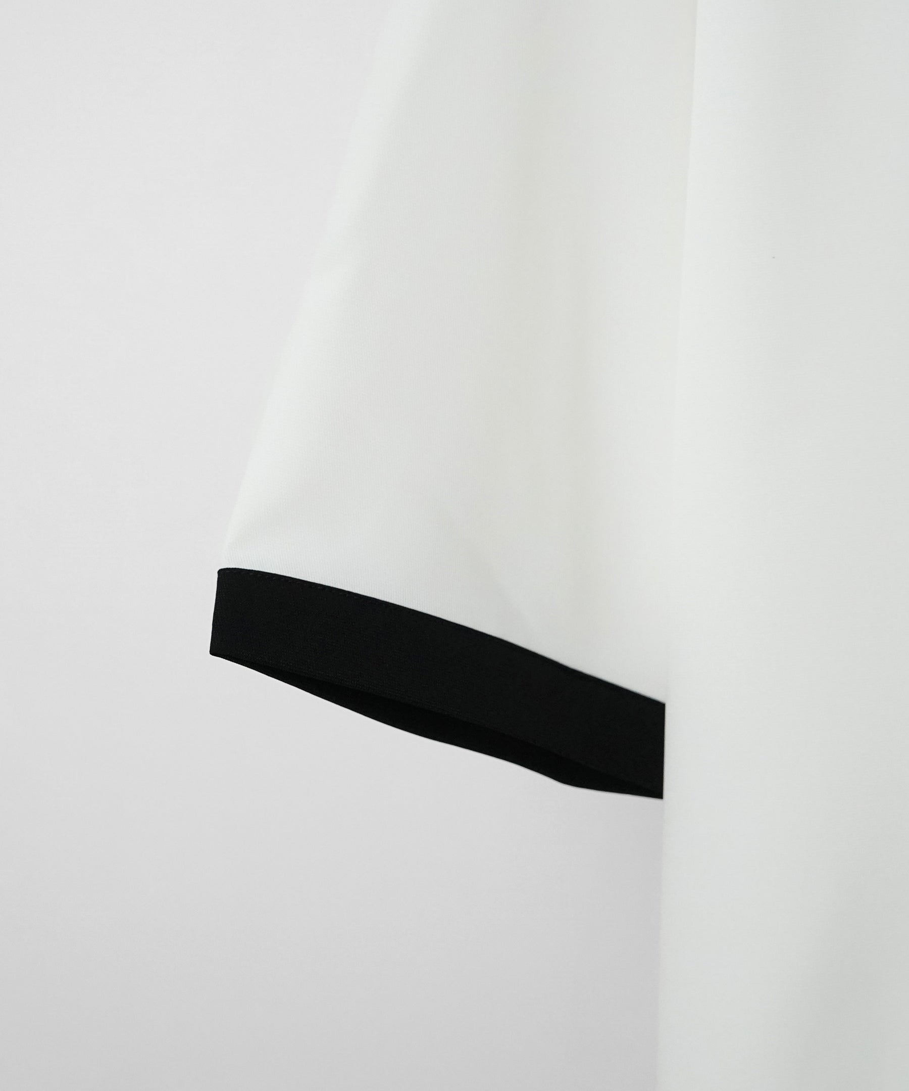 イージーケア ビッグシルエット 襟配色 クレリック半袖シャツ