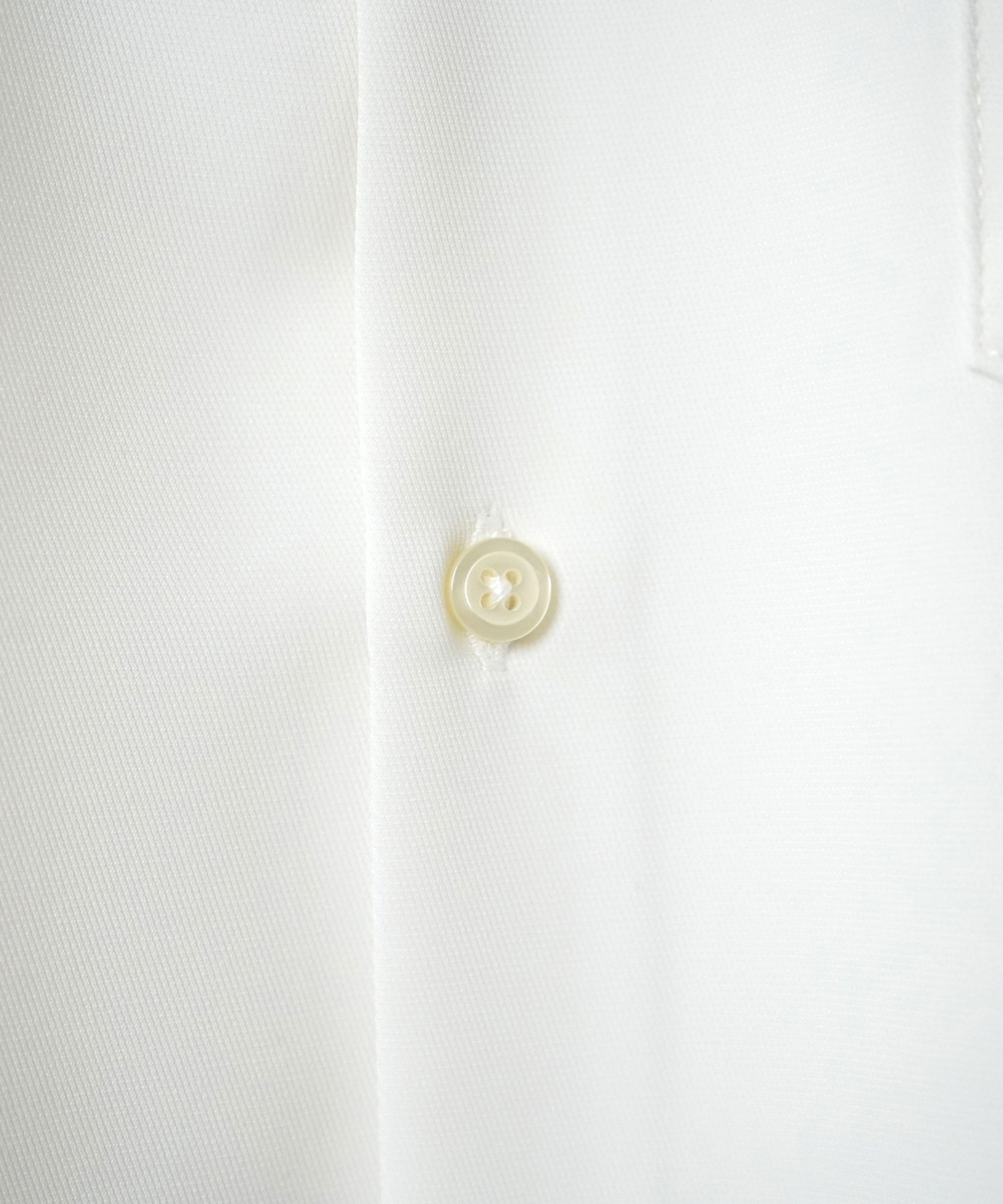 イージーケア ビッグシルエット 襟配色 クレリック半袖シャツ