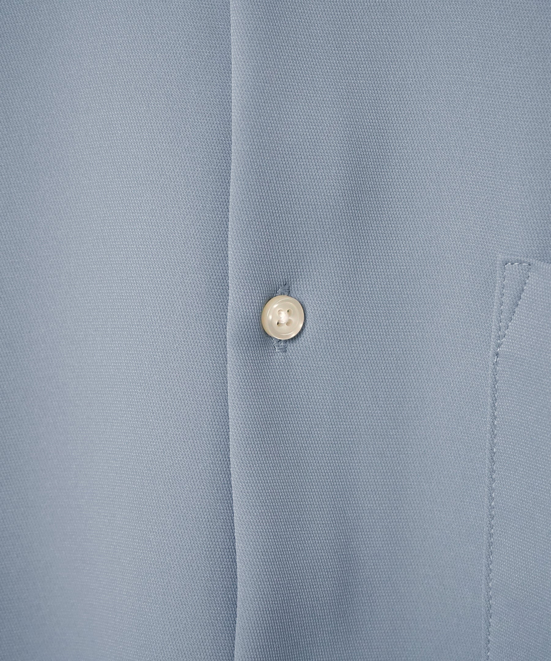 イージーケア ビッグシルエット 襟配色 クレリック半袖シャツ