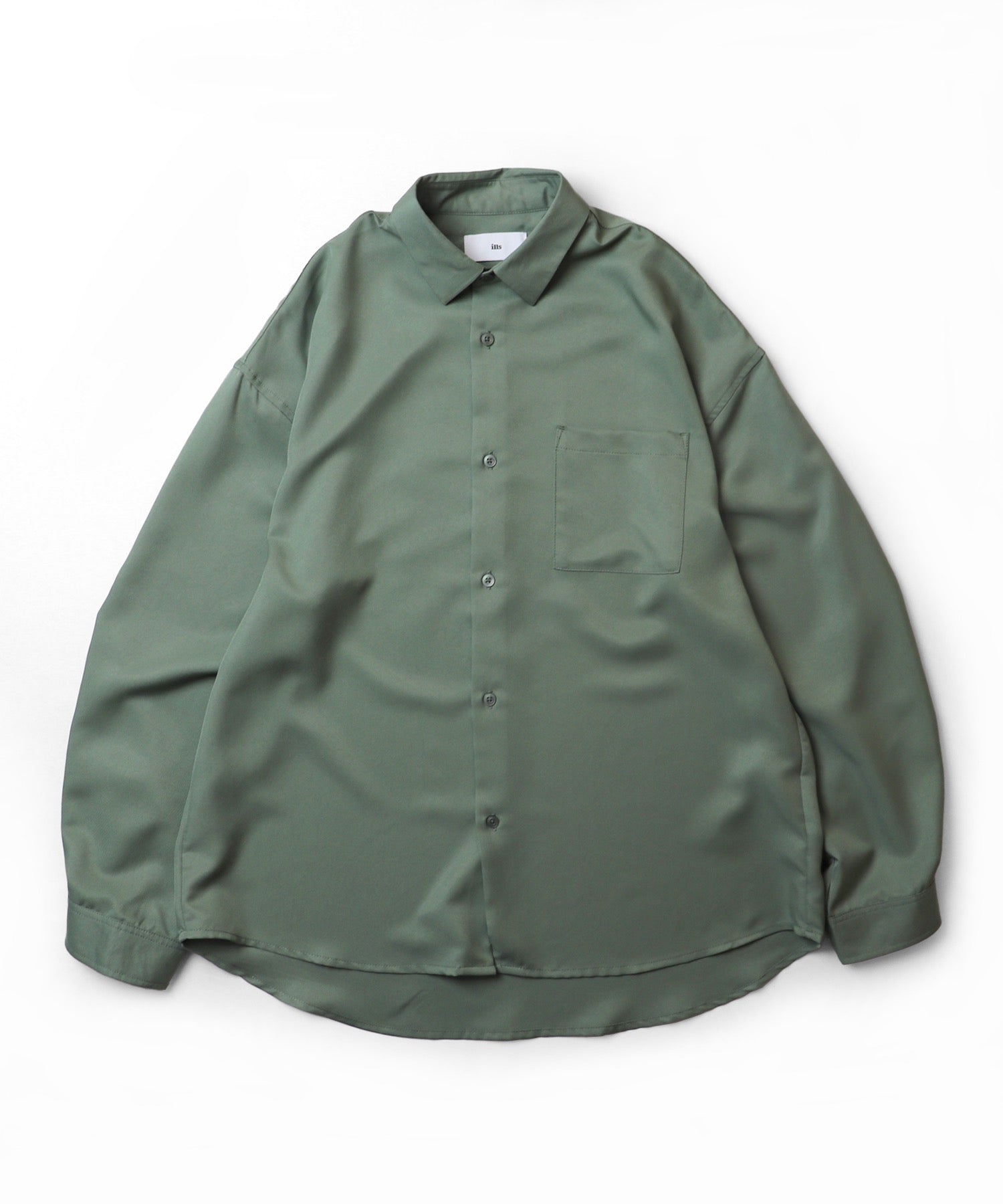 25SS ビッグシルエット レコードガール イラストバックプリントシャツ 長袖