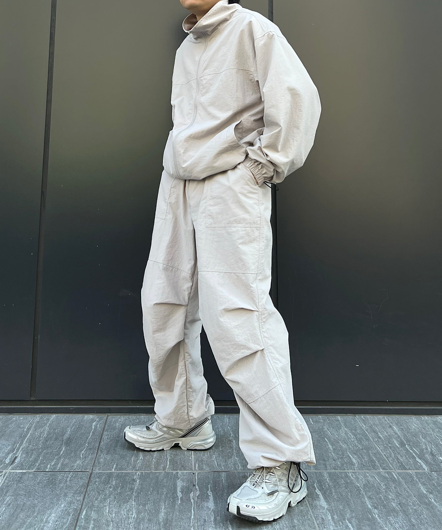 【セットアップ対応】ゴープコア ドロスト ダブルジップブルゾン ナイロンジャケット