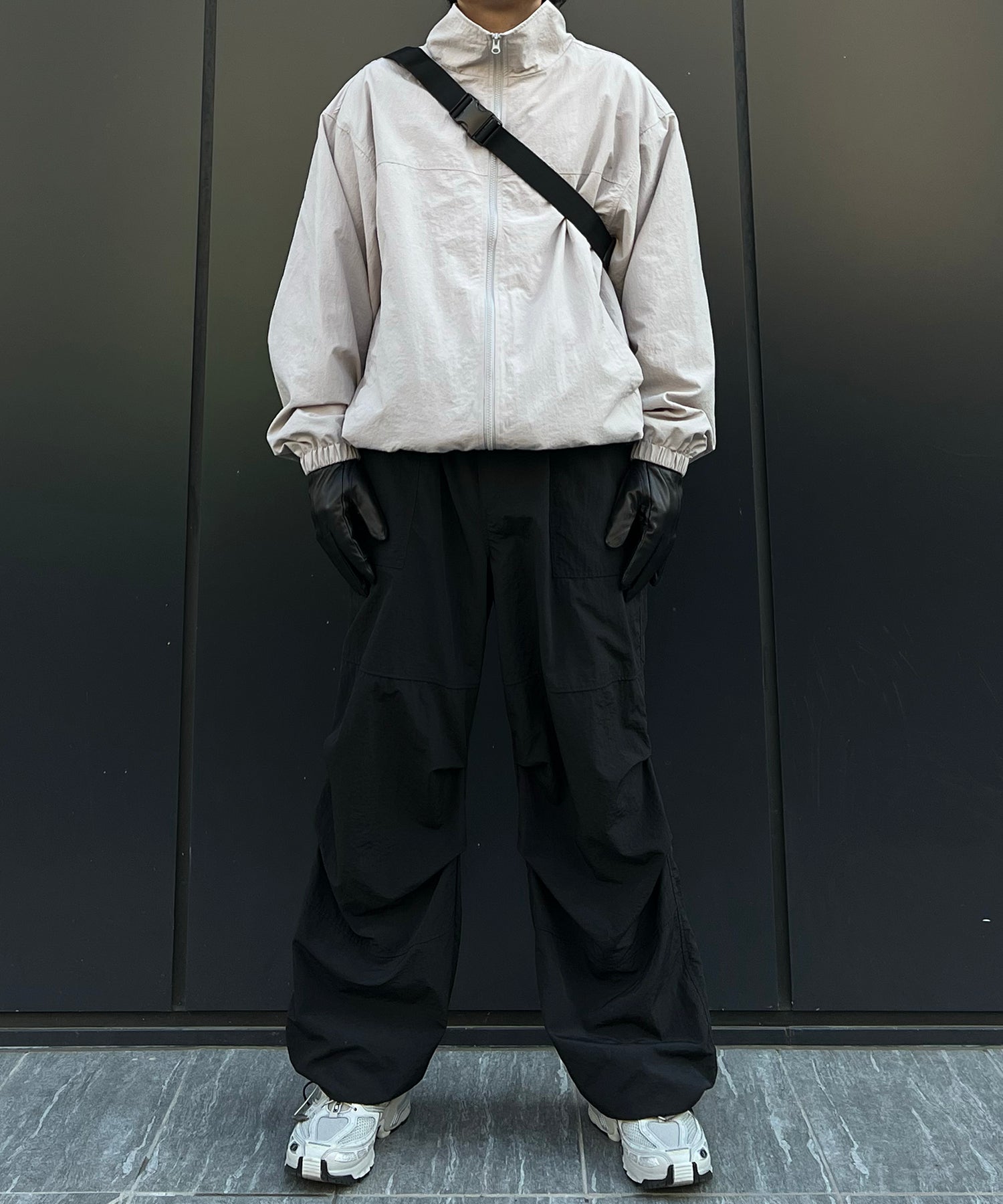 【セットアップ対応】ゴープコア ドロスト ダブルジップブルゾン ナイロンジャケット