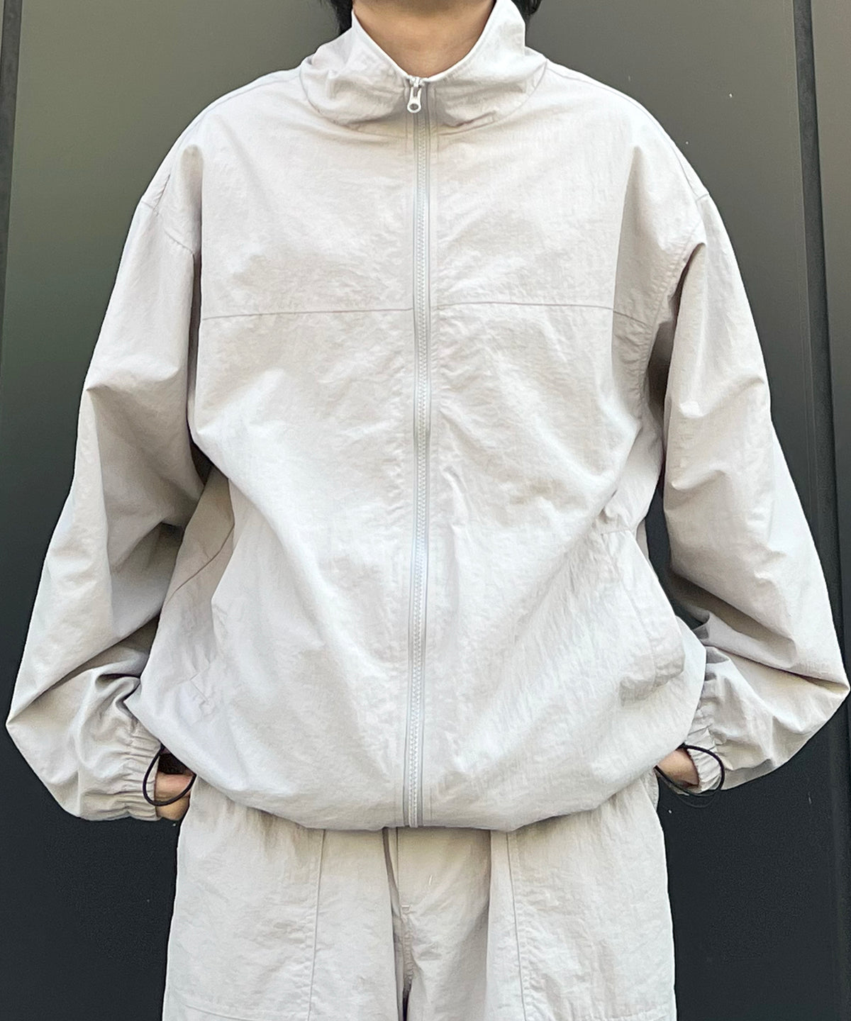 【セットアップ対応】ゴープコア ドロスト ダブルジップブルゾン ナイロンジャケット