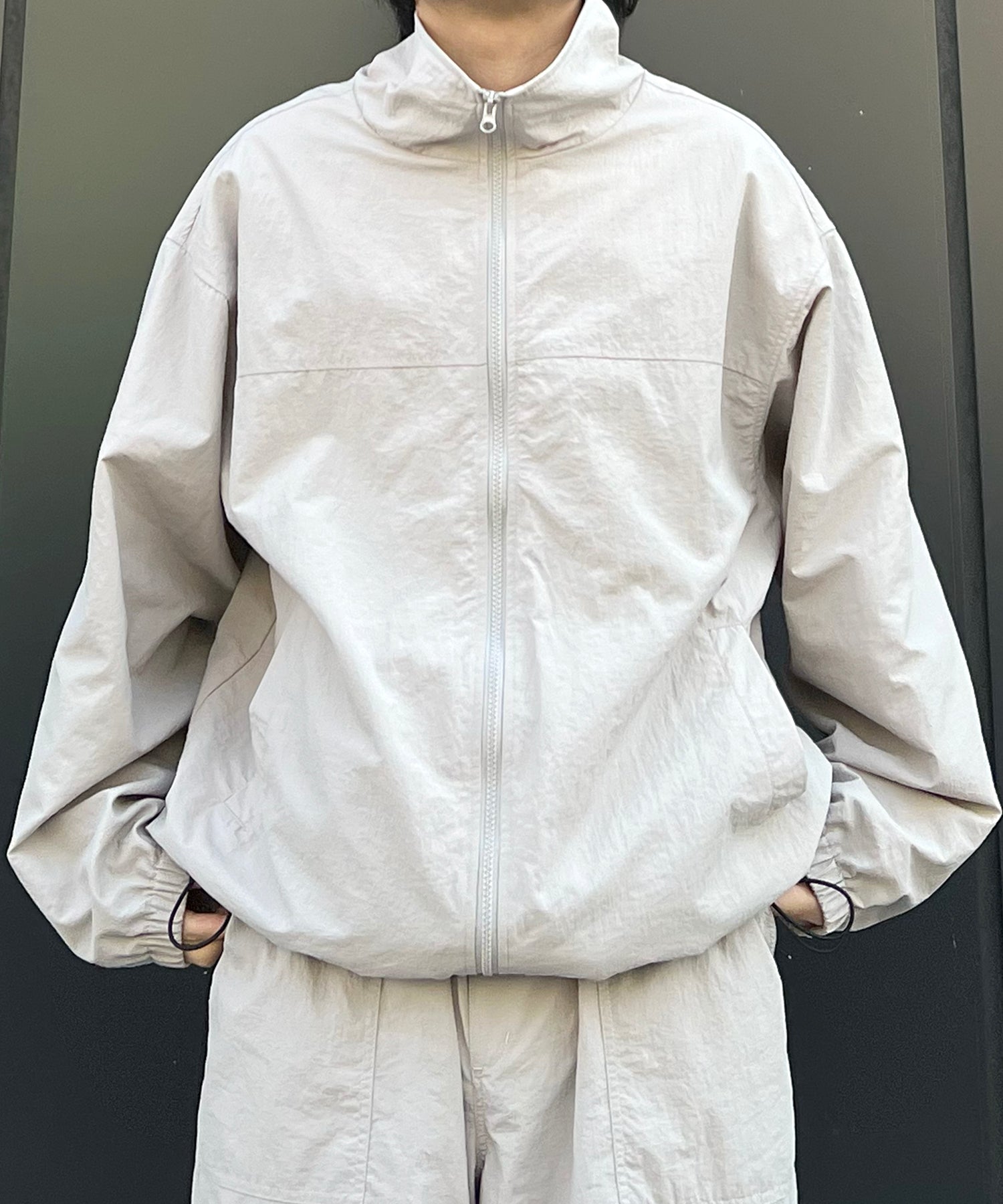 【セットアップ対応】ゴープコア ドロスト ダブルジップブルゾン ナイロンジャケット