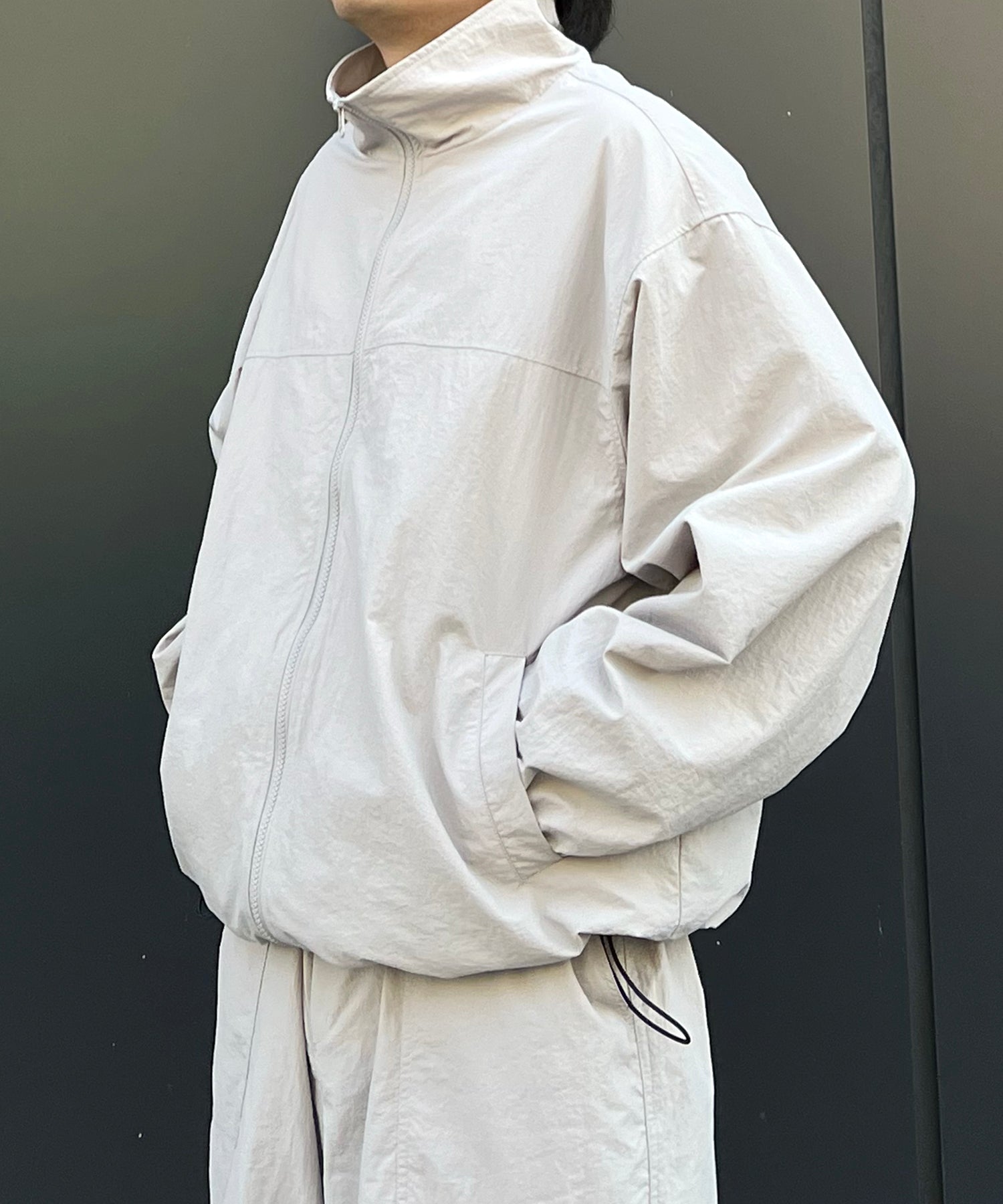 【セットアップ対応】ゴープコア ドロスト ダブルジップブルゾン ナイロンジャケット