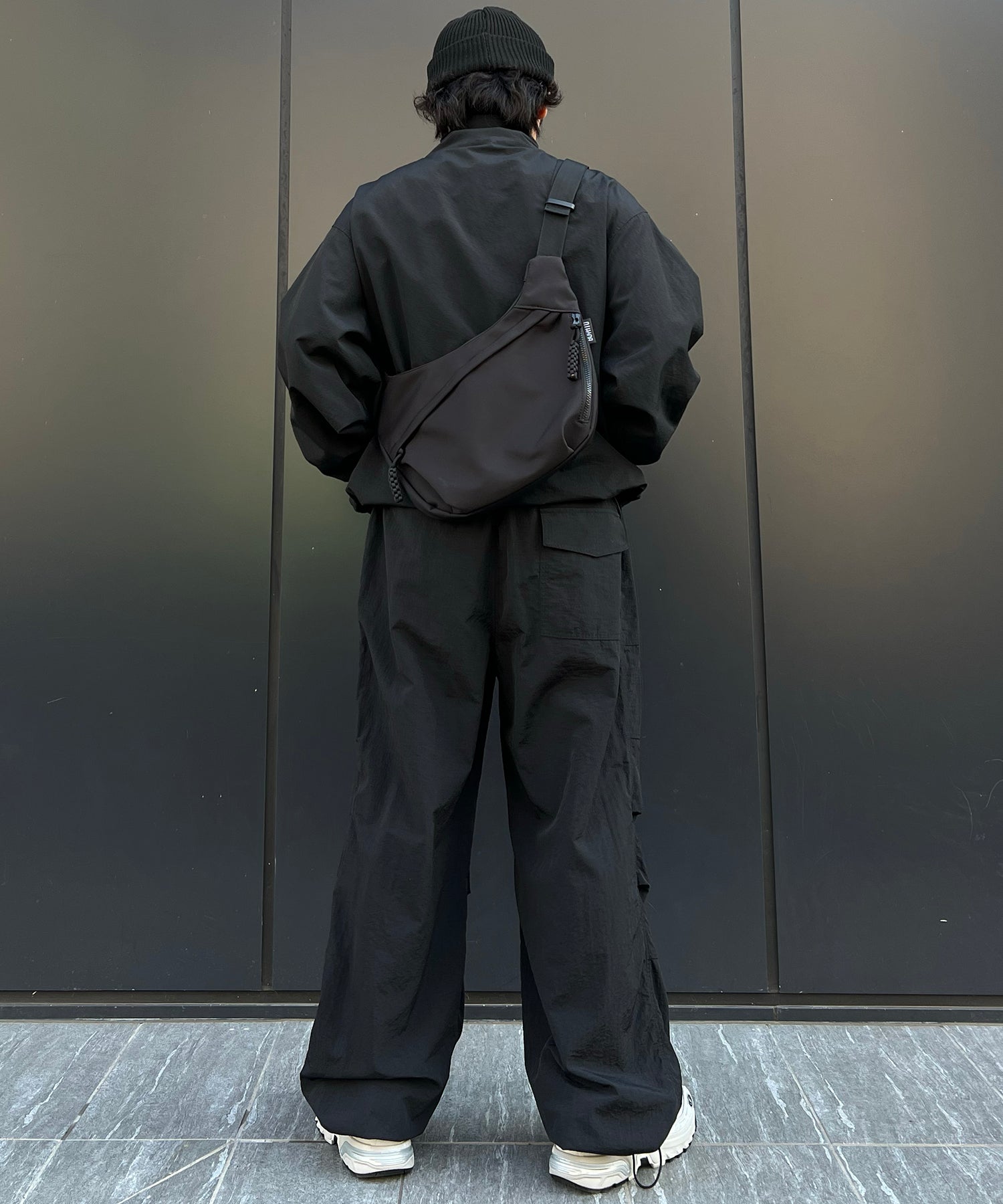 【セットアップ対応】ゴープコア ドロスト ダブルジップブルゾン ナイロンジャケット