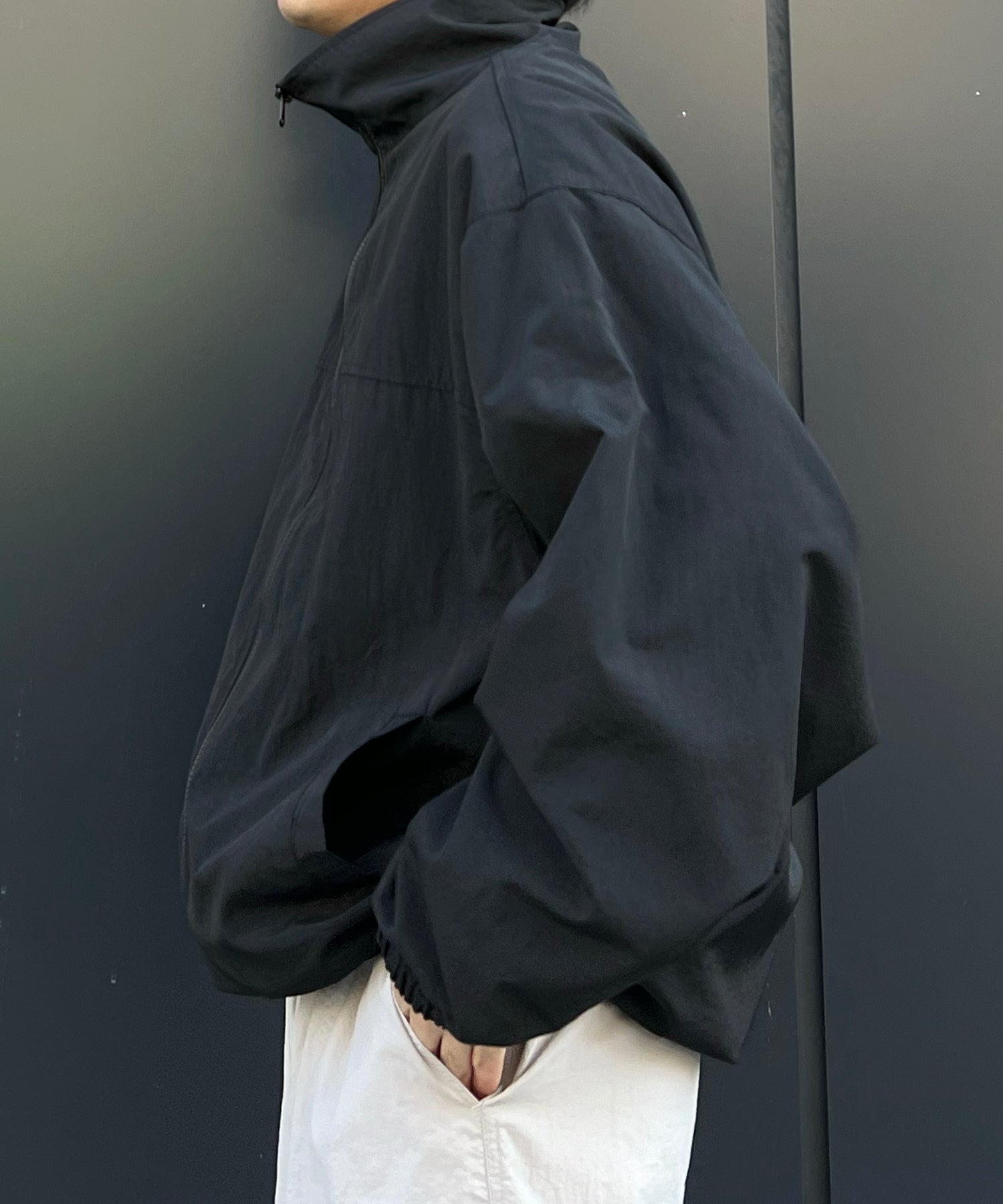 【セットアップ対応】ゴープコア ドロスト ダブルジップブルゾン ナイロンジャケット