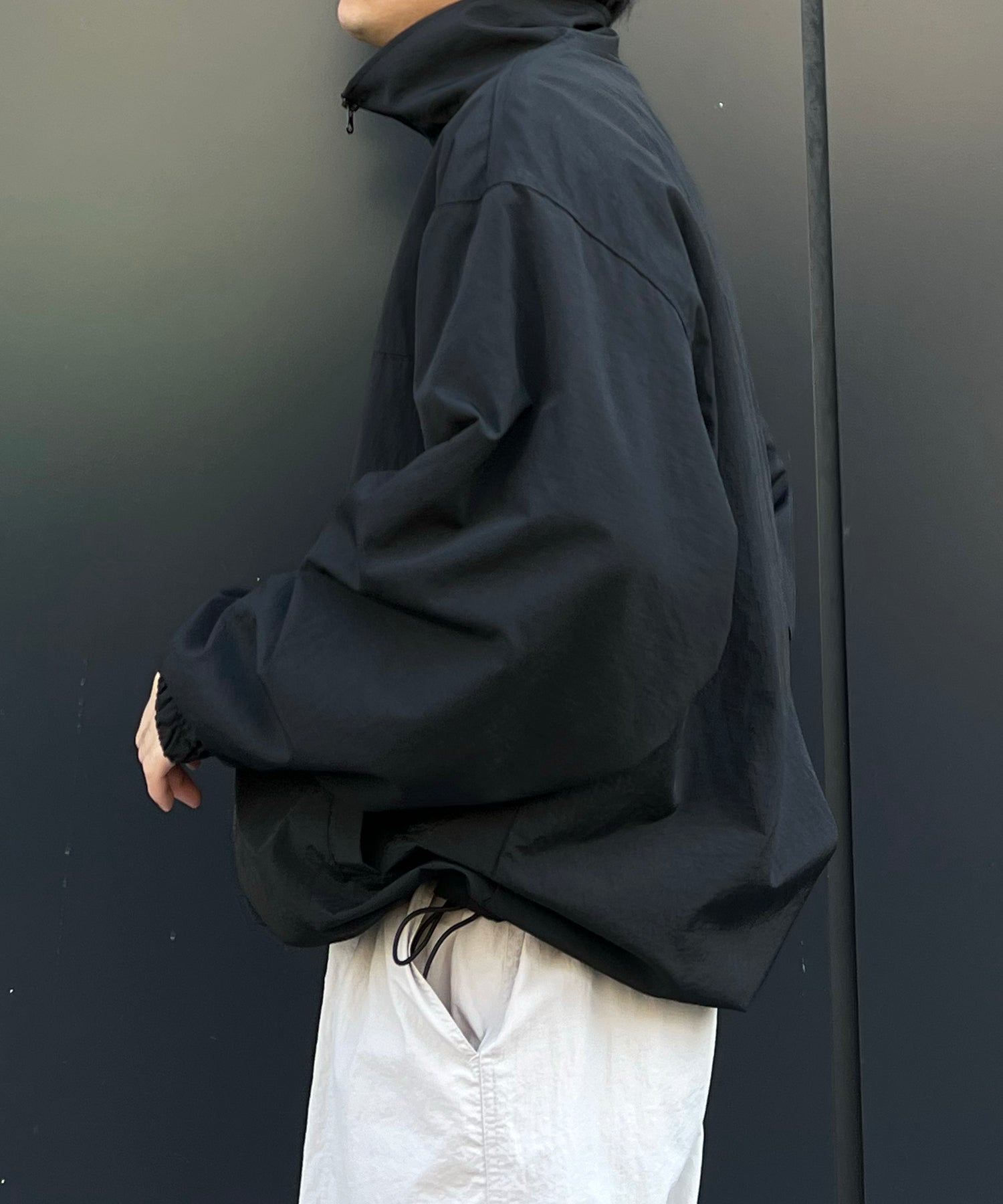 【セットアップ対応】ゴープコア ドロスト ダブルジップブルゾン ナイロンジャケット