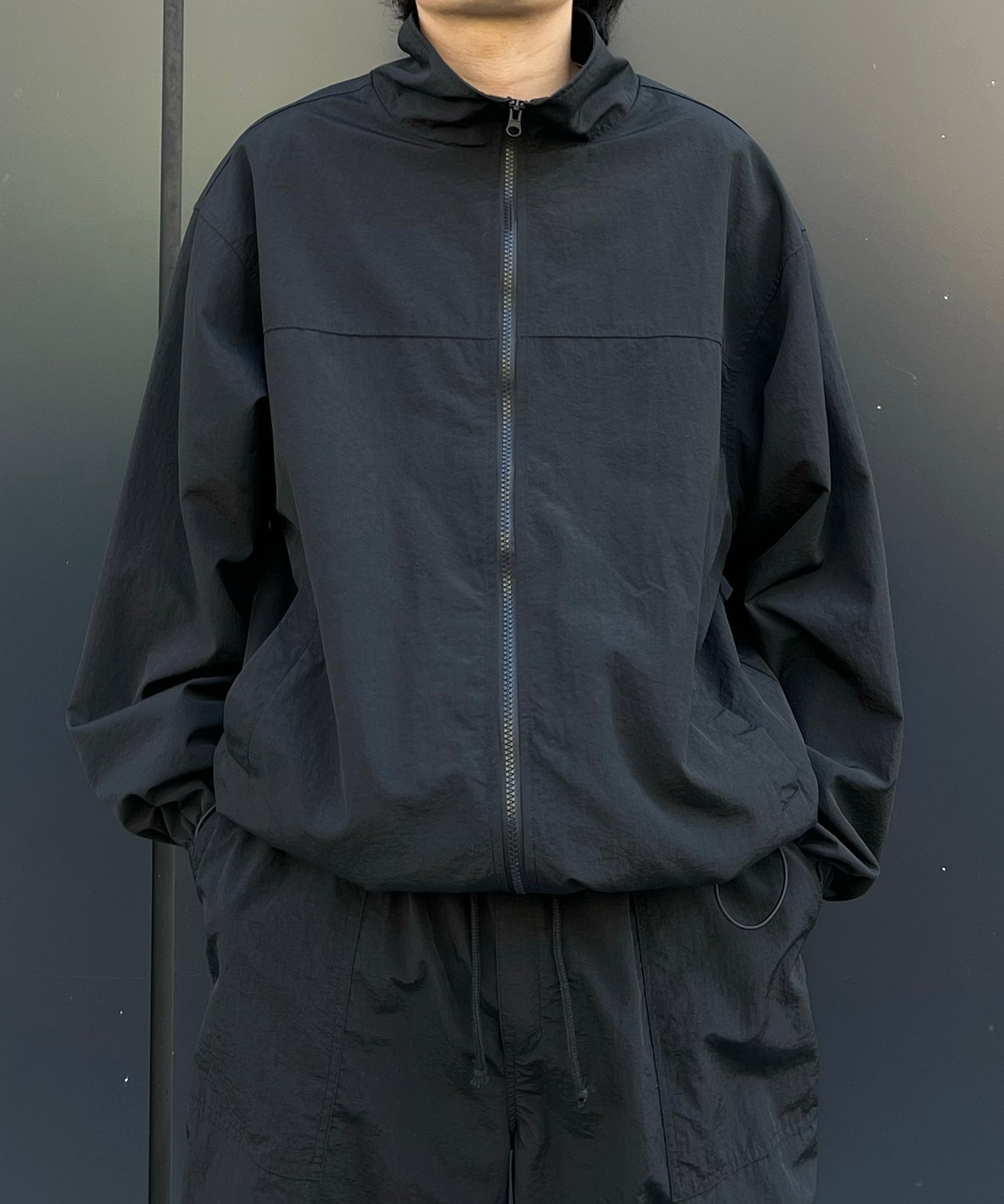 【セットアップ対応】ゴープコア ドロスト ダブルジップブルゾン ナイロンジャケット