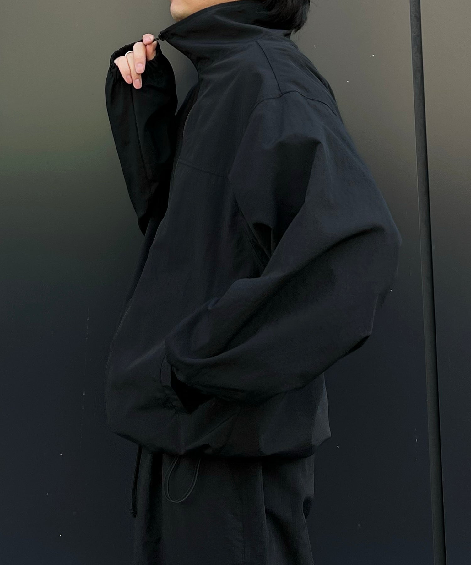 【セットアップ対応】ゴープコア ドロスト ダブルジップブルゾン ナイロンジャケット