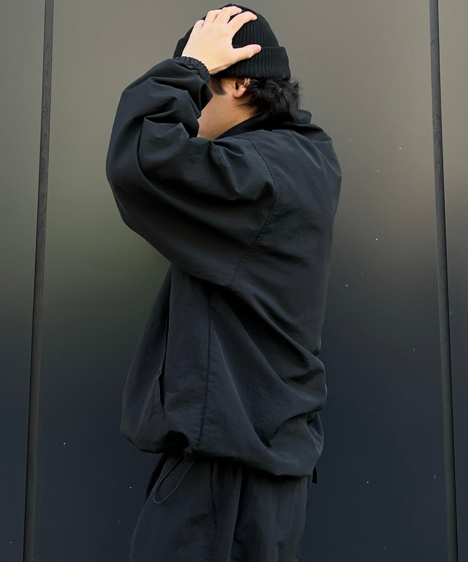 【セットアップ対応】ゴープコア ドロスト ダブルジップブルゾン ナイロンジャケット