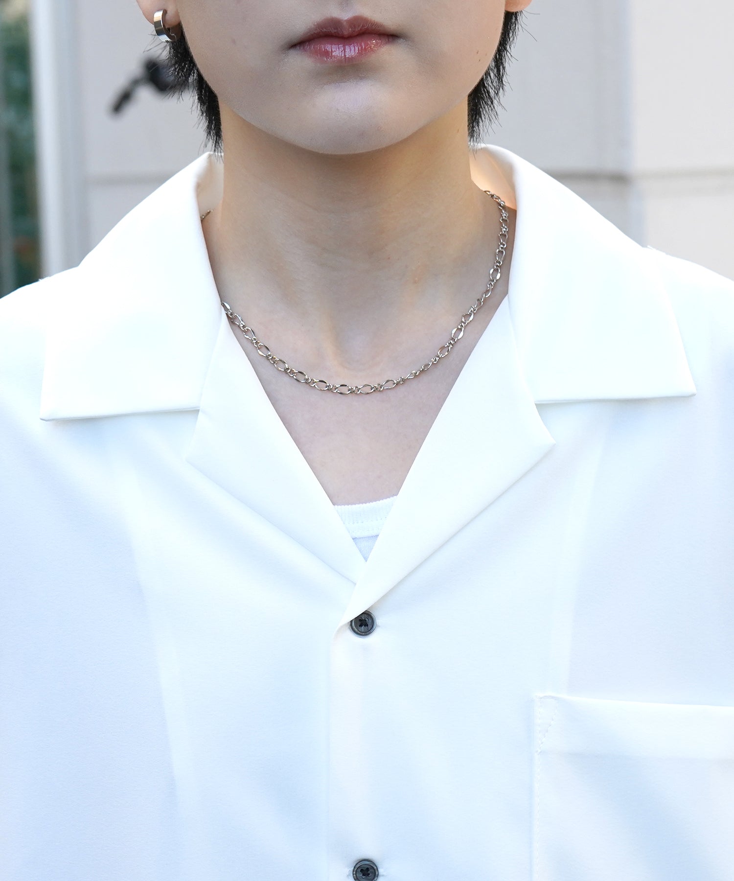 25SS 4WAYストレッチ オープンカラールーズシャツ