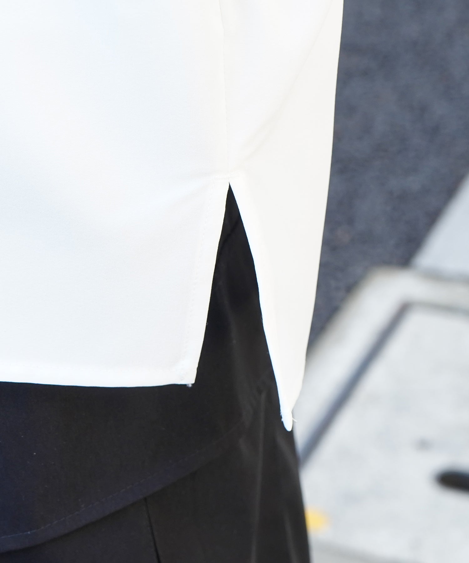 25SS 4WAYストレッチ オープンカラールーズシャツ