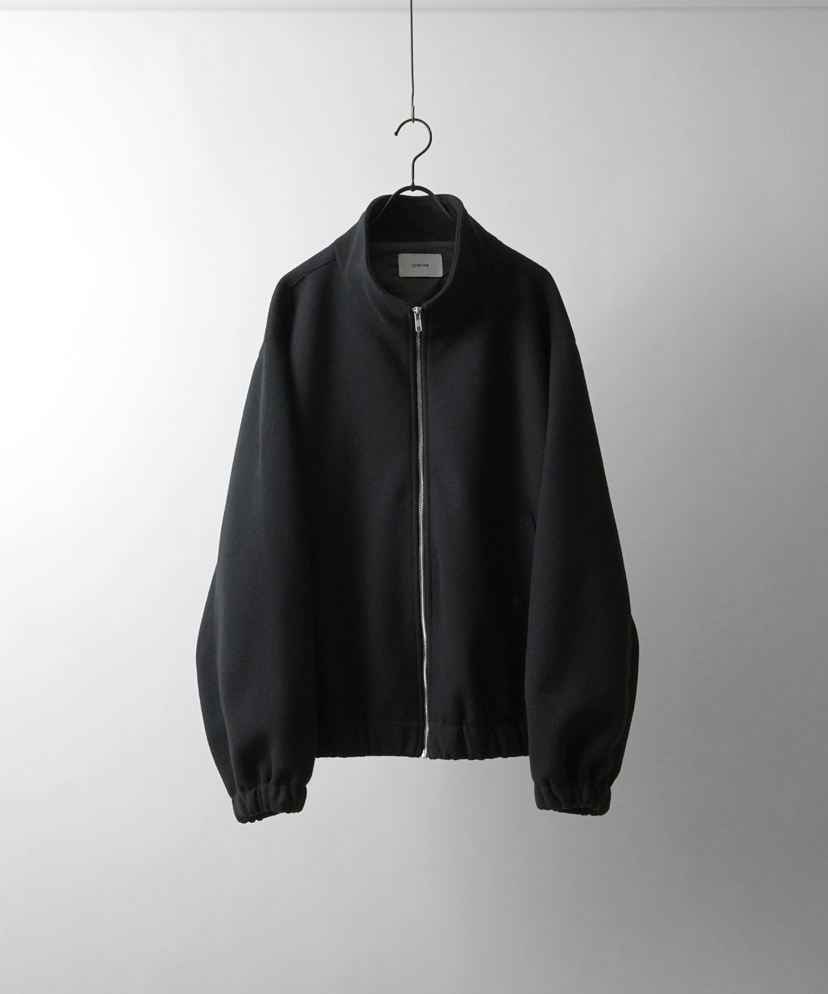 バルーンスリーブ ビッグシルエット メルトンスタンドブルゾン ジャケット